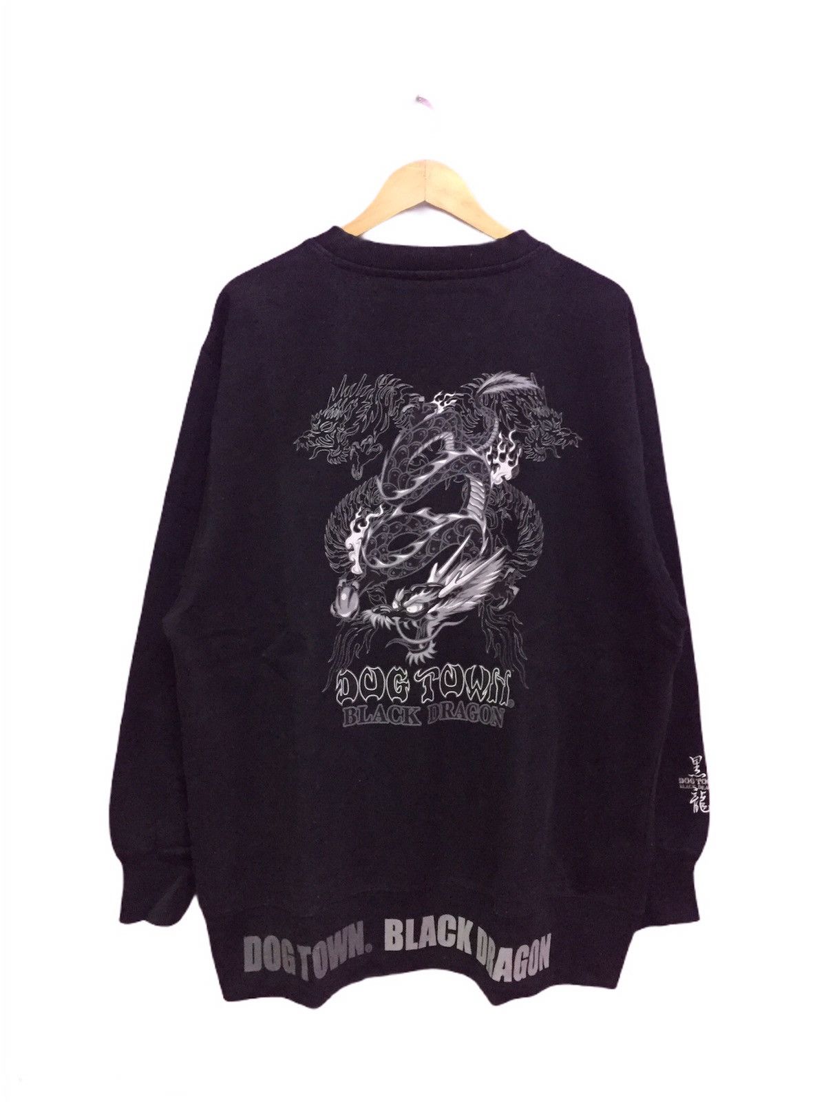 Dogtown Vintage 90s Dog Town Black Dragon Sweatshirts Size US XL / EU 56 / 4 - 1 Thumbnail