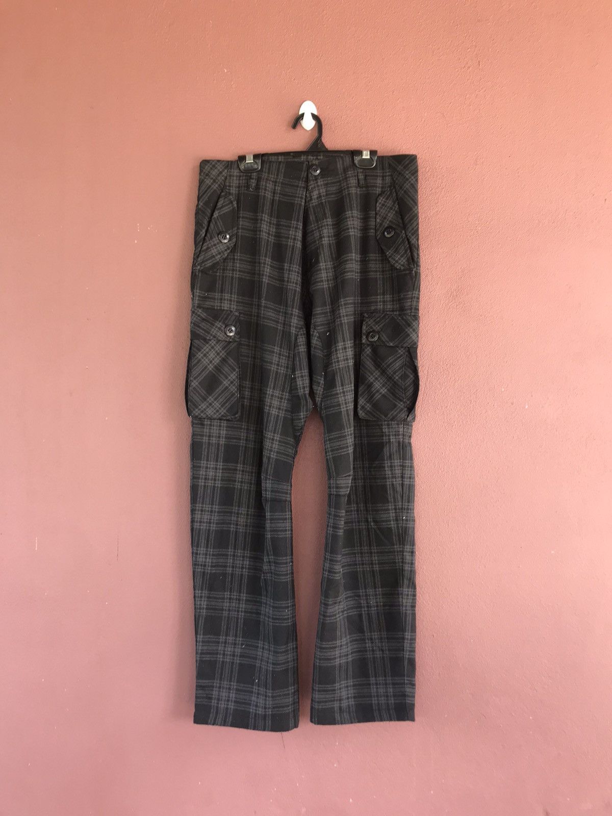 Japanese Brand Slack punk multi pocket pants size M Size US 32 / EU 48 - 1 Thumbnail