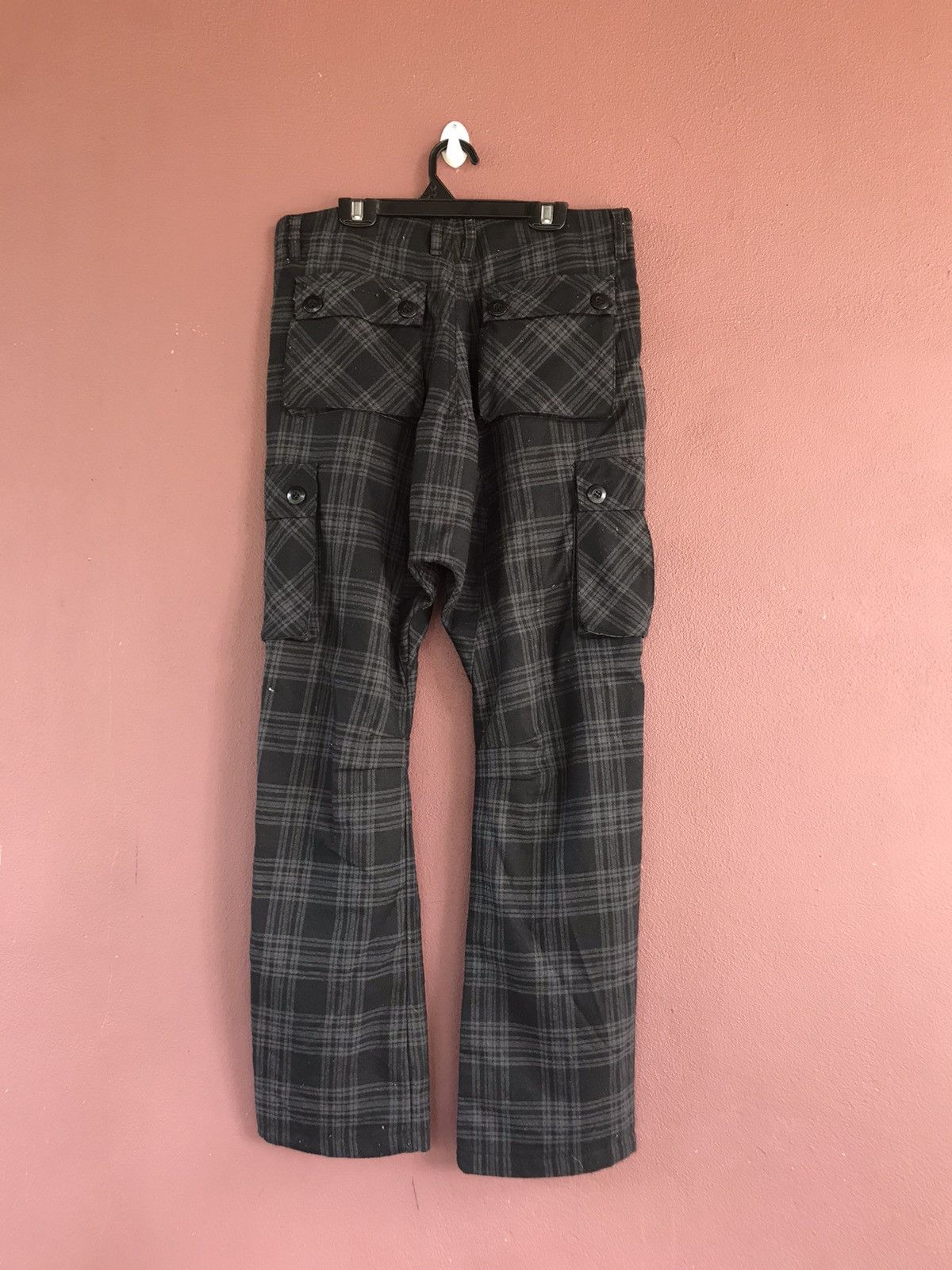 Japanese Brand Slack punk multi pocket pants size M Size US 32 / EU 48 - 2 Thumbnail