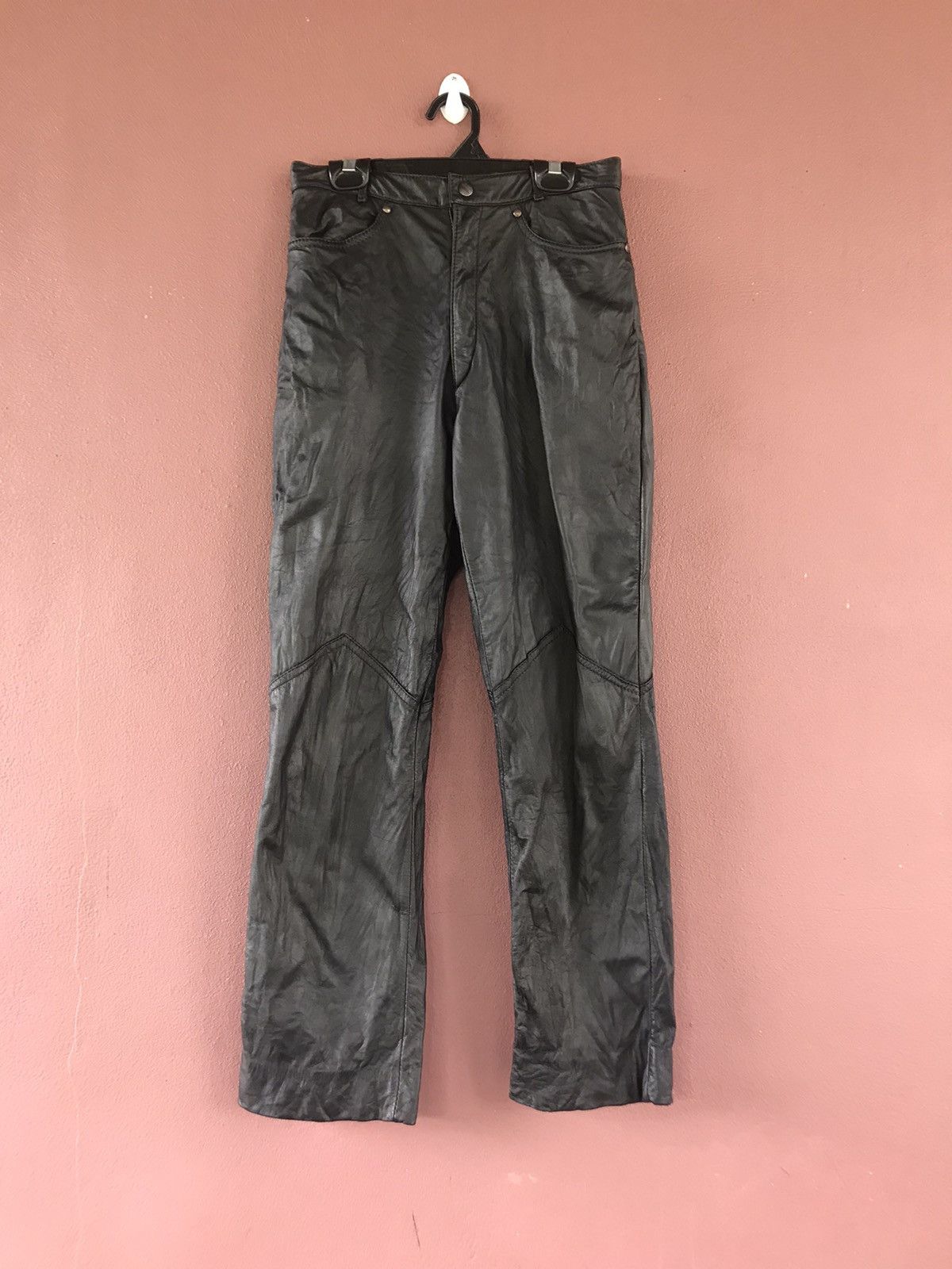 Leather Nice design leather pants Size US 26 / EU 42 - 2 Thumbnail