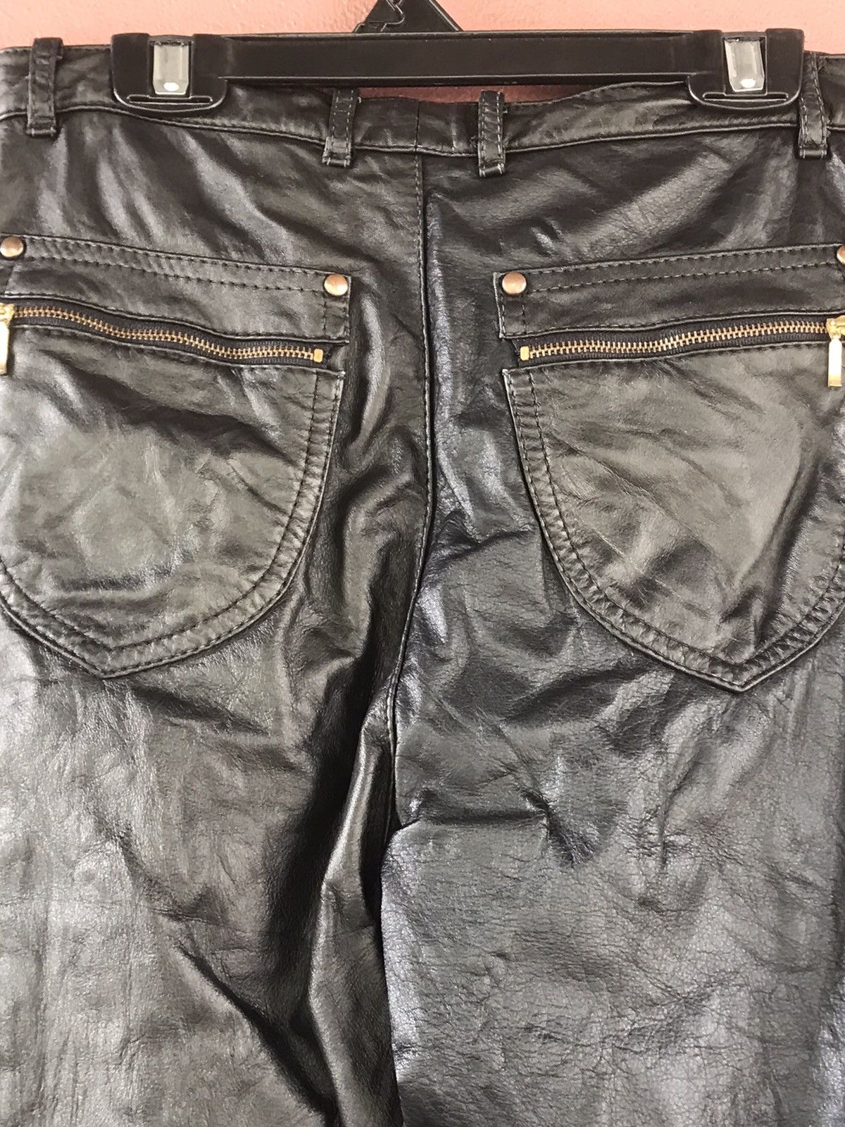 Leather Nice design leather pants Size US 26 / EU 42 - 3 Thumbnail