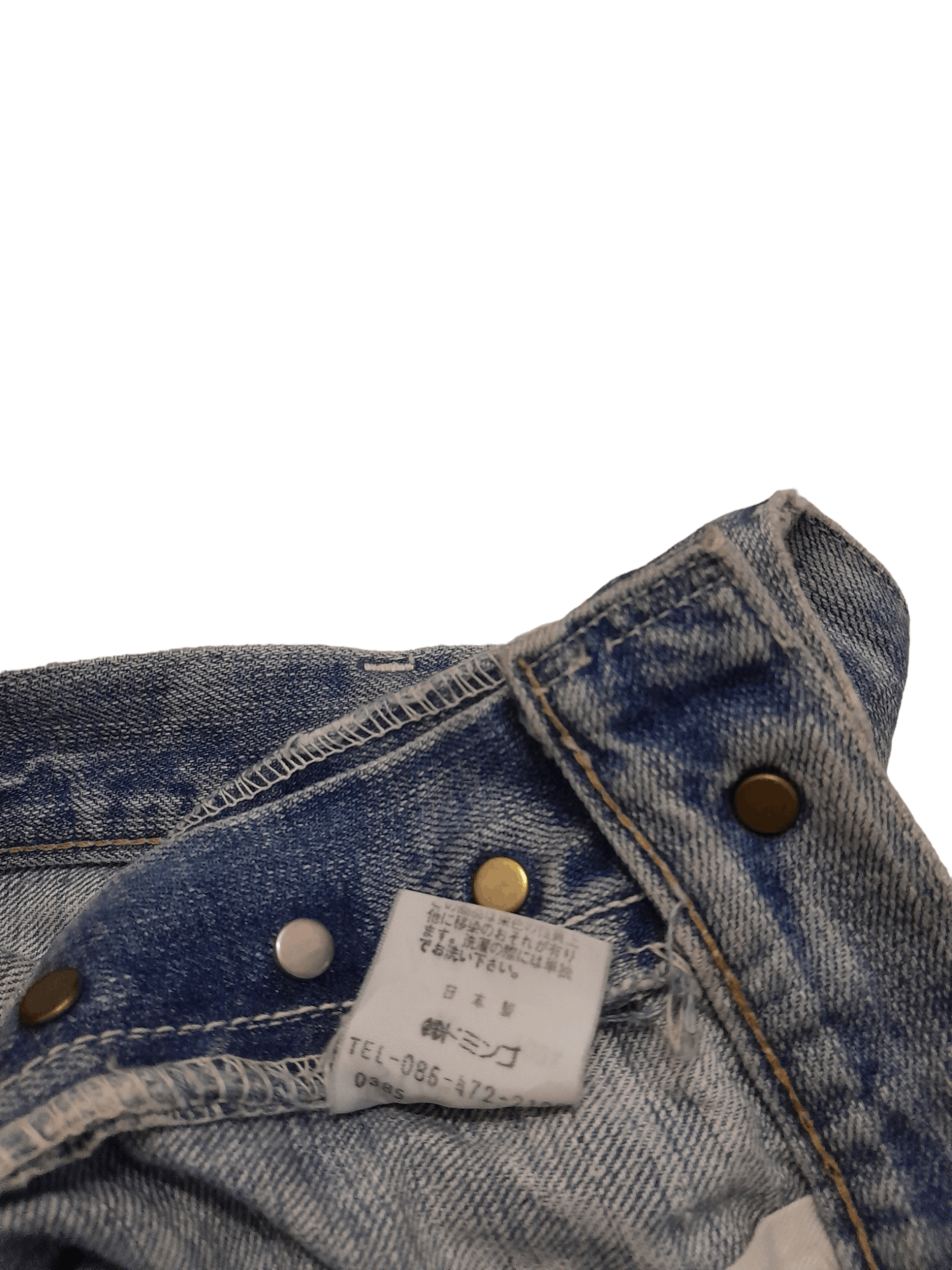 Spellbound O-KA Spellbound Japan Distressed Denim Short (E938) Size US 30 / EU 46 - 5 Thumbnail