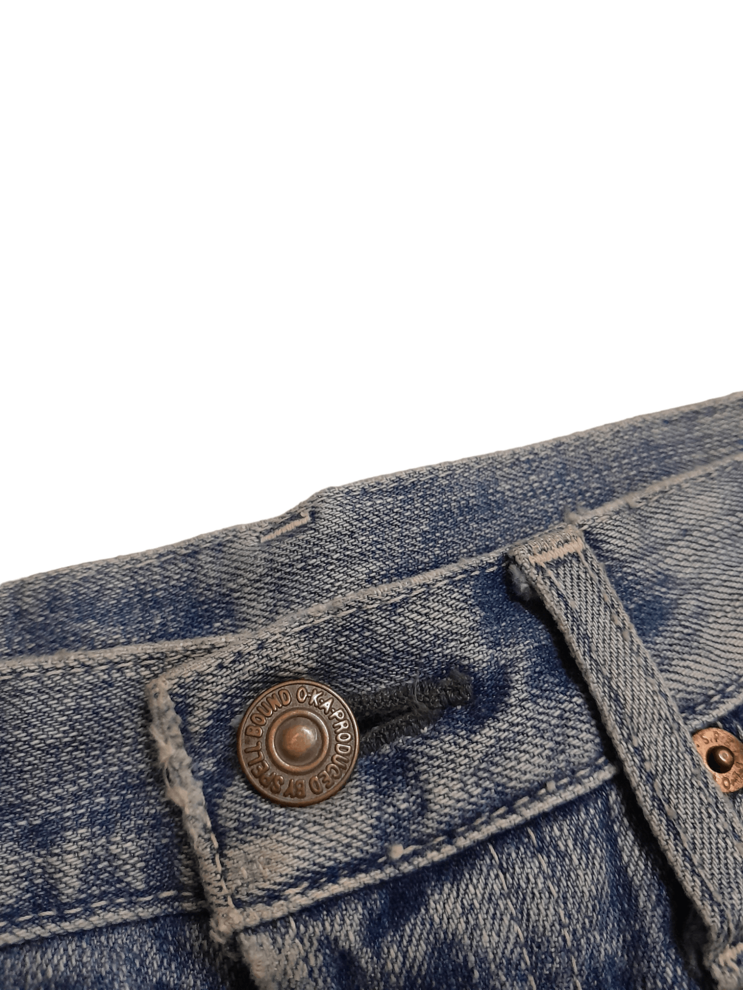 Spellbound O-KA Spellbound Japan Distressed Denim Short (E938) Size US 30 / EU 46 - 3 Thumbnail