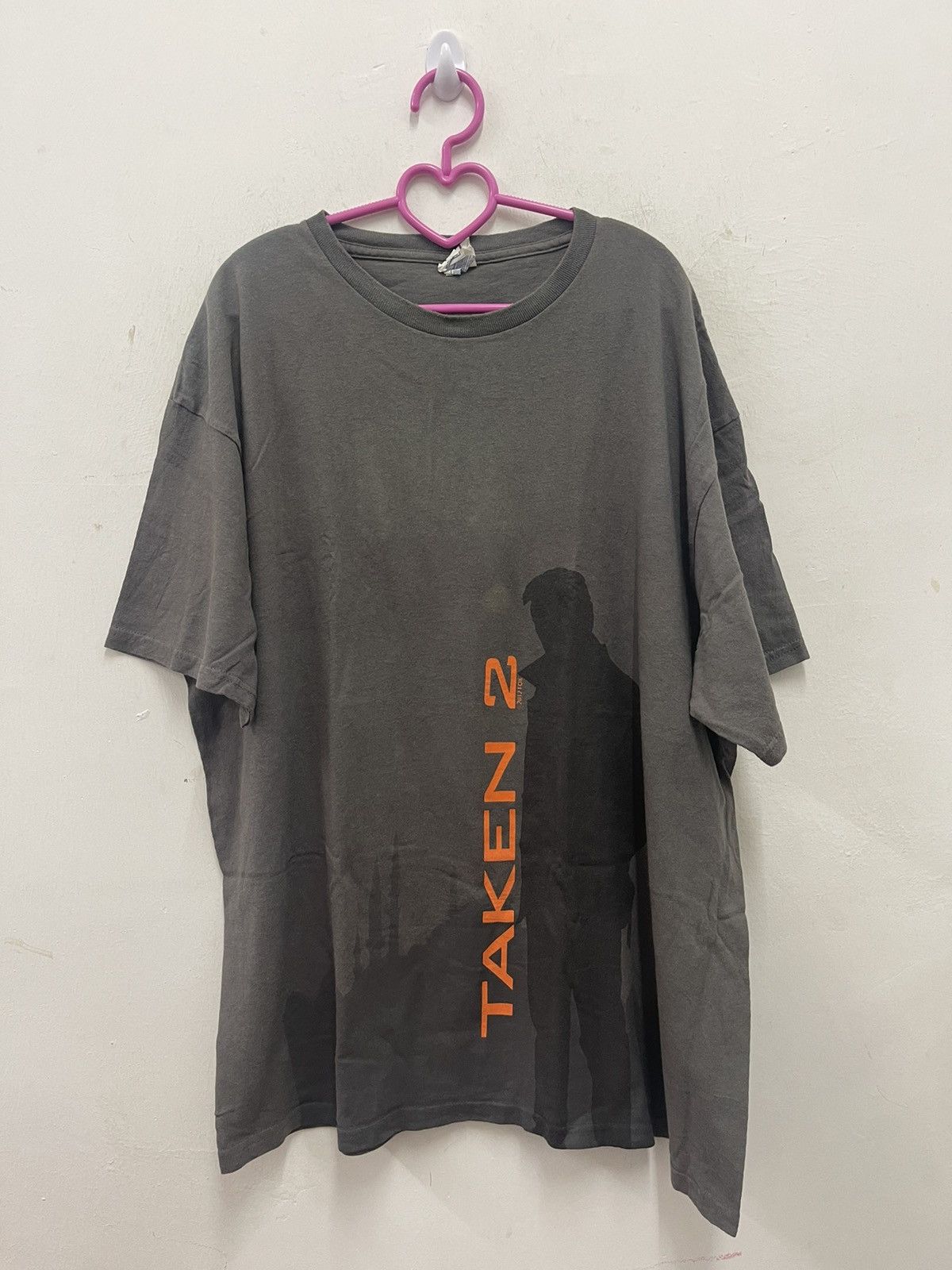 Image of Taken 2 2012 Fox Movie Tee in Grey, Men's (Size XL)