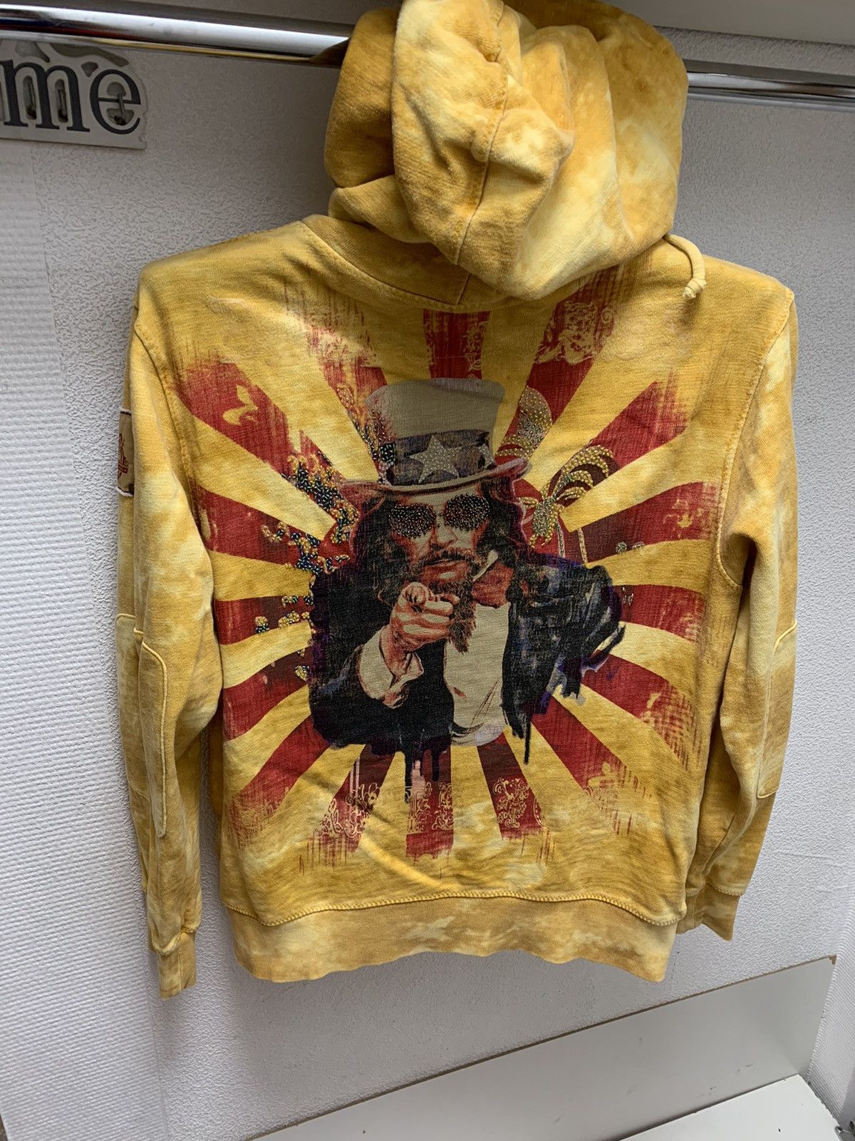 Other Elvis Jesus Couture yellow zip hoodie vintage L s Size US L / EU 52-54 / 3 - 2 Thumbnail