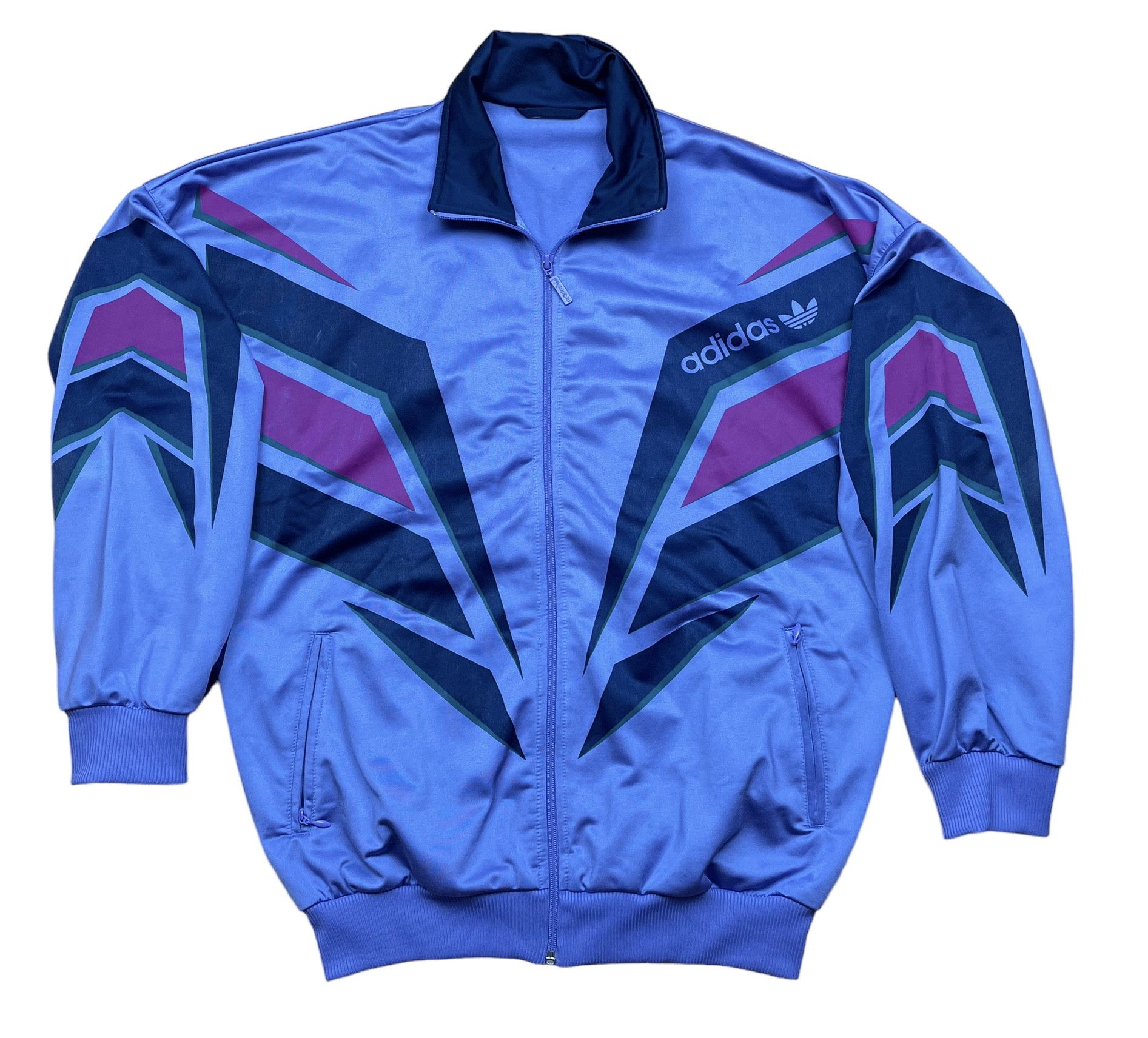 Adidas × Vintage Vintage Adidas Track Top Jacket Rare Y2K Hype Size US M / EU 48-50 / 2 - 1 Thumbnail