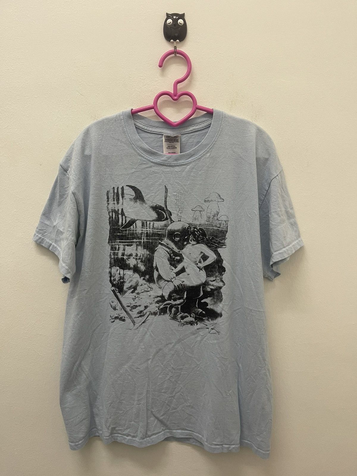 Vintage Rare HOWLINGBIRD 76 Underwater Mermaid Art Tee Size US M / EU 48-50 / 2 - 1 Thumbnail