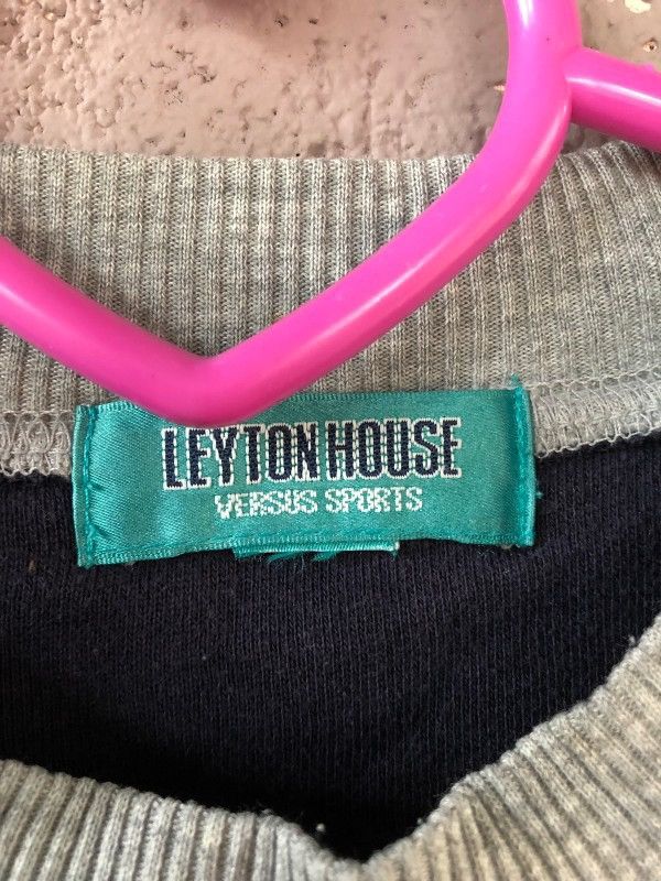 Japanese Brand Rare 90s Vintage Leyton House Versus Sports Sweatshirt Size US L / EU 52-54 / 3 - 2 Thumbnail