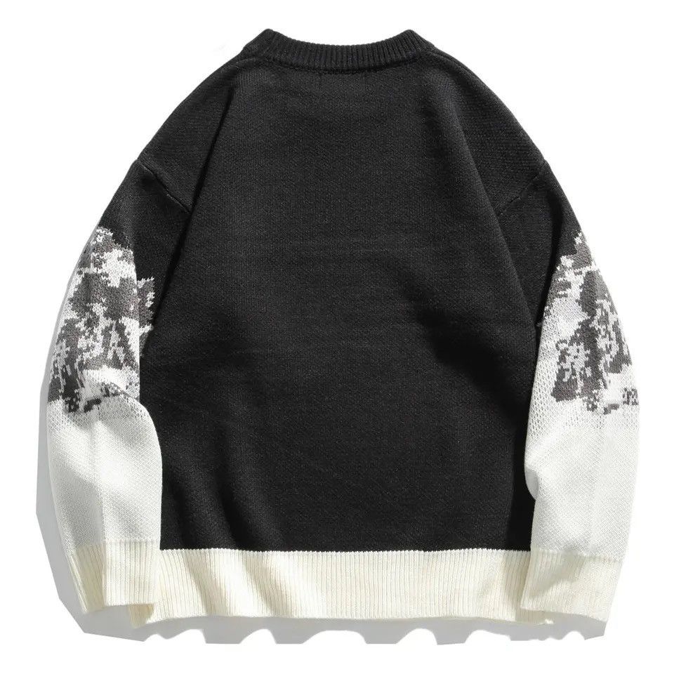 Snow Mountain Design Knitted Sweater