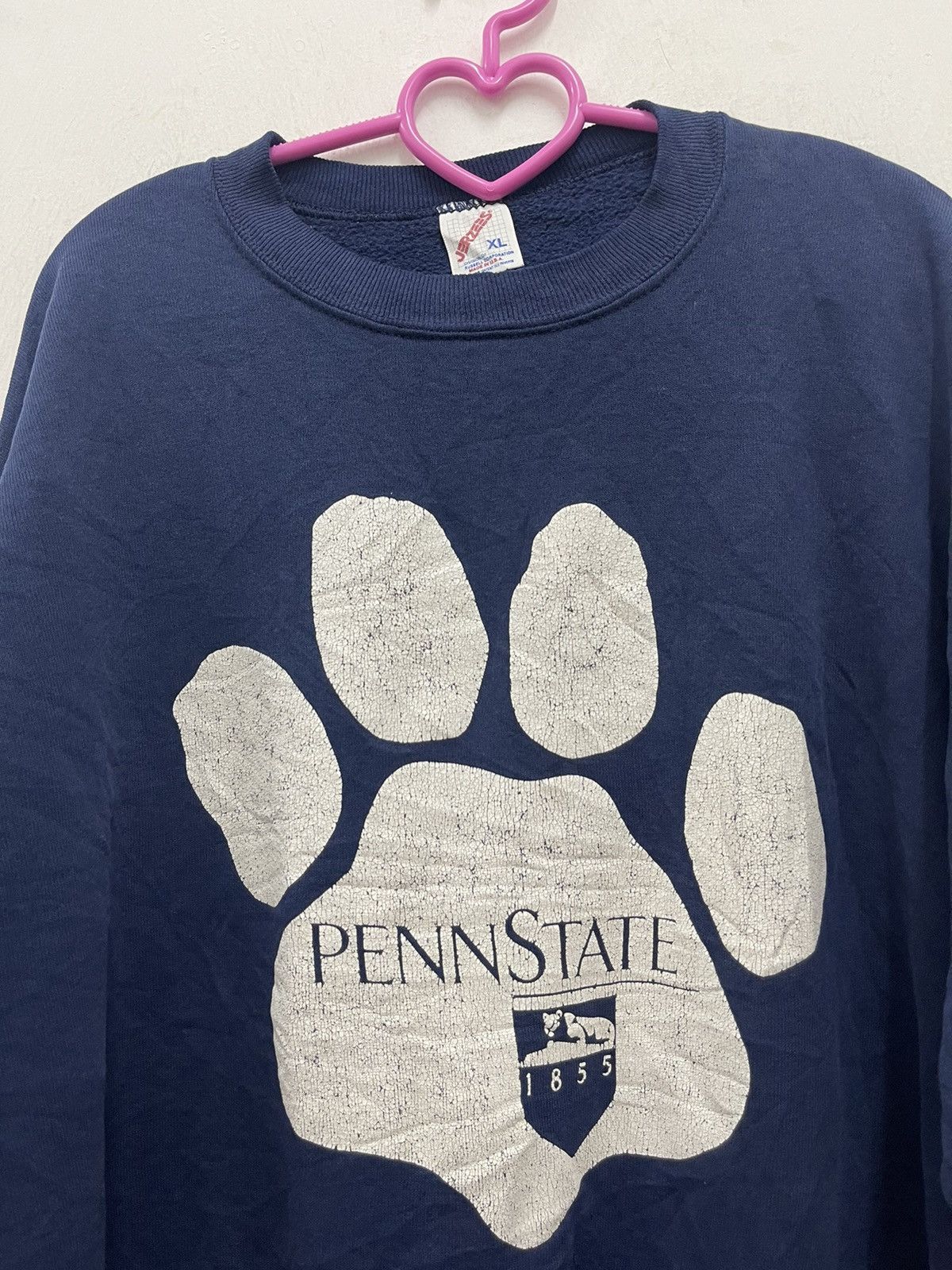 Jerzees Rare Vintage PENN STATE University NCAA Pennsylvania Size US XL / EU 56 / 4 - 2 Thumbnail