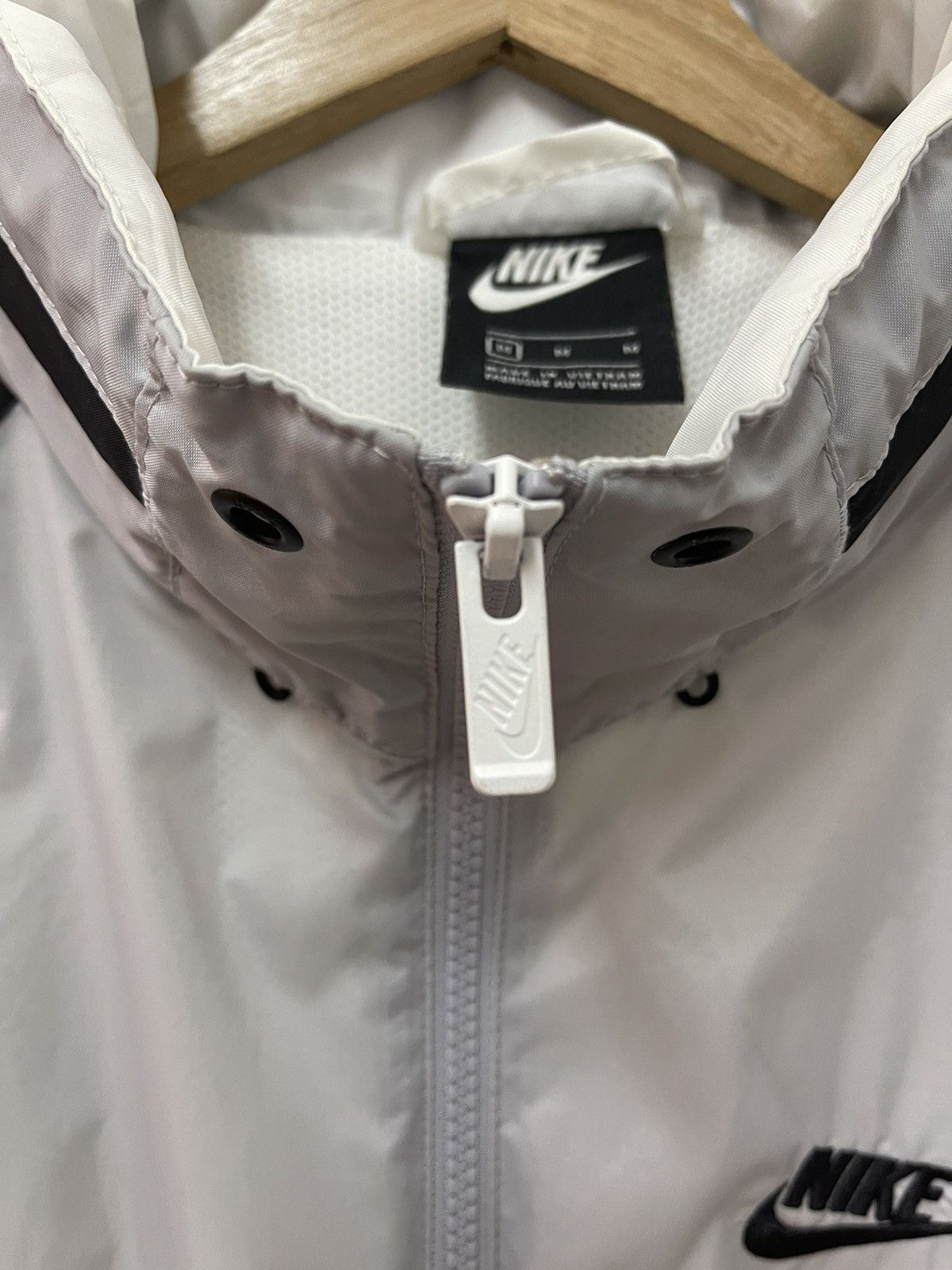Nike × Vintage Vintage Nike Swoosh Embroidery Y2k Zip Up Jacket Size US M / EU 48-50 / 2 - 5 Thumbnail