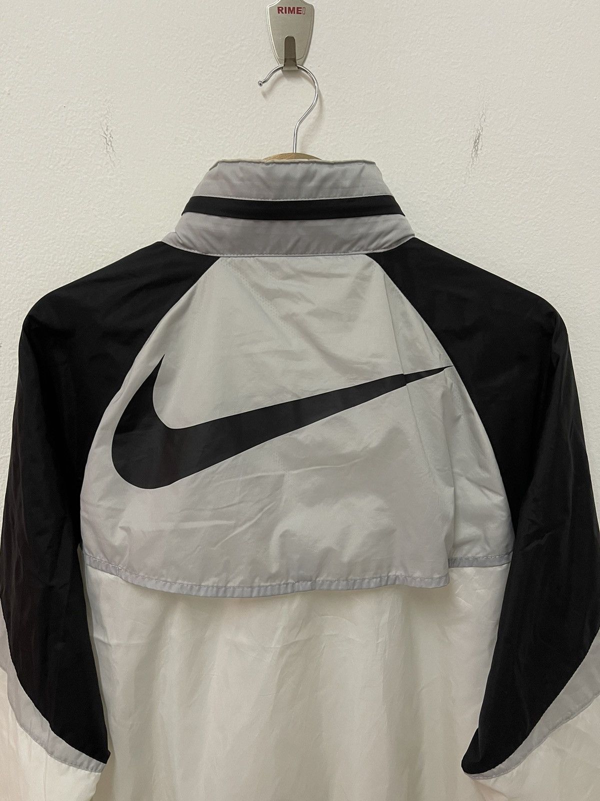 Nike × Vintage Vintage Nike Swoosh Embroidery Y2k Zip Up Jacket Size US M / EU 48-50 / 2 - 9 Thumbnail