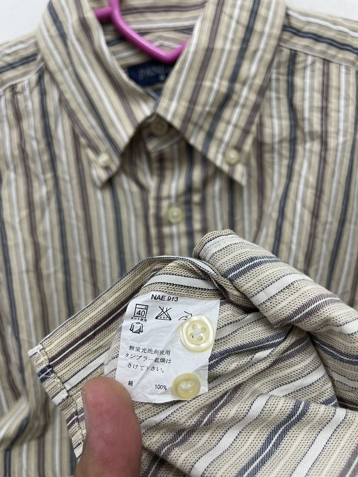 Panerai Rare Vintage PANERAI Striped Button Up Shirt Size US M / EU 48-50 / 2 - 4 Thumbnail