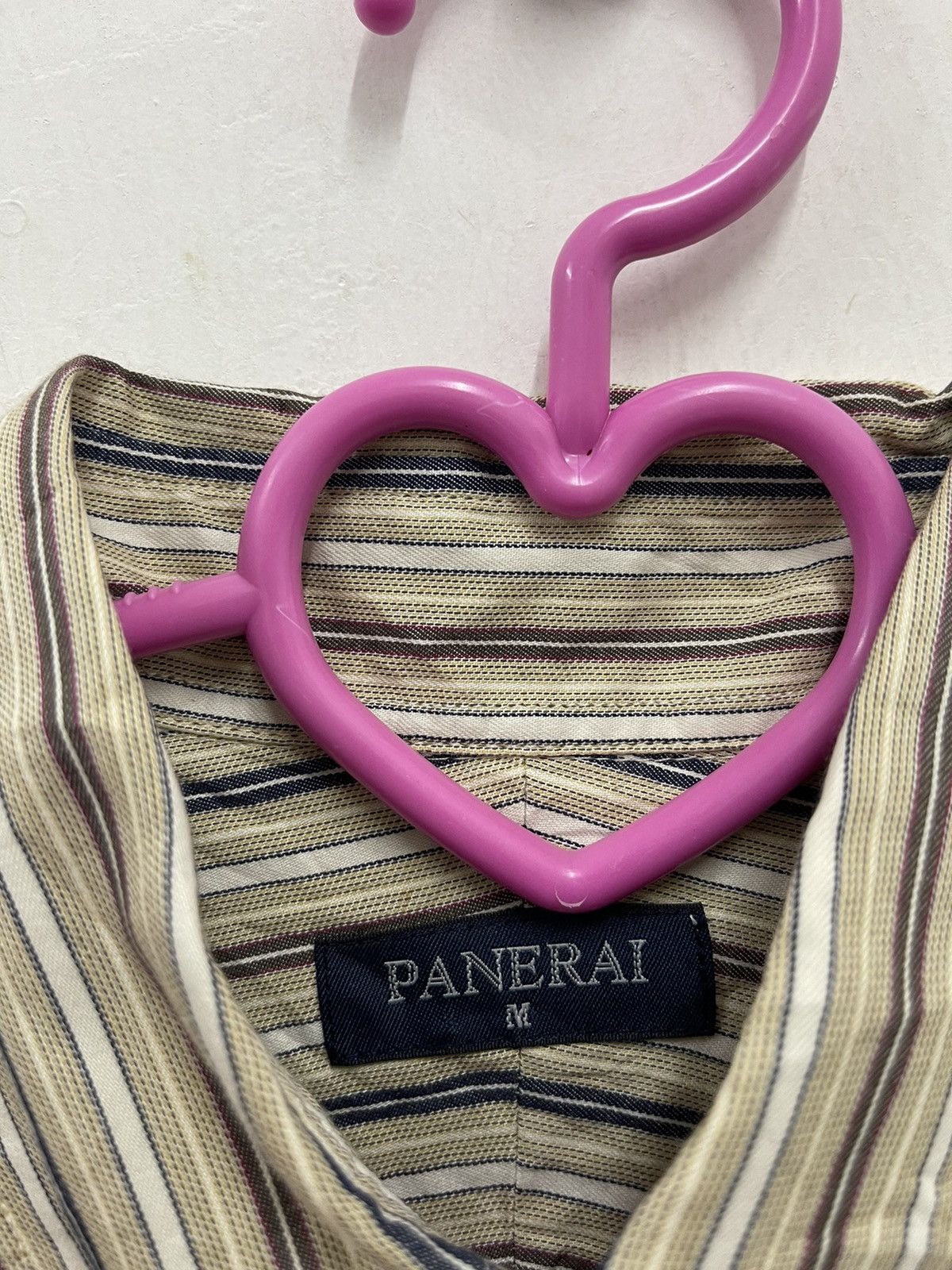 Panerai Rare Vintage PANERAI Striped Button Up Shirt Size US M / EU 48-50 / 2 - 3 Thumbnail