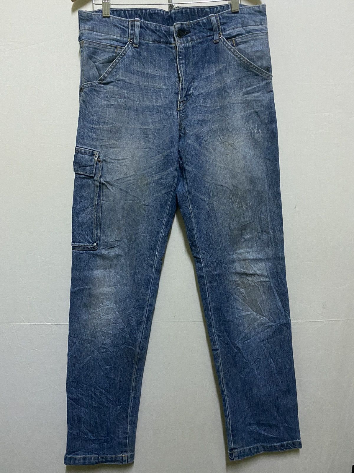 Global Work × Japanese Brand Global Work Cargo Jeans Size US 34 / EU 50 - 1 Thumbnail
