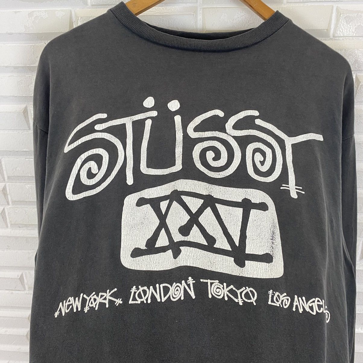 Stussy Vintage Stussy long sleeve tshirt Size US L / EU 52-54 / 3 - 7 Thumbnail