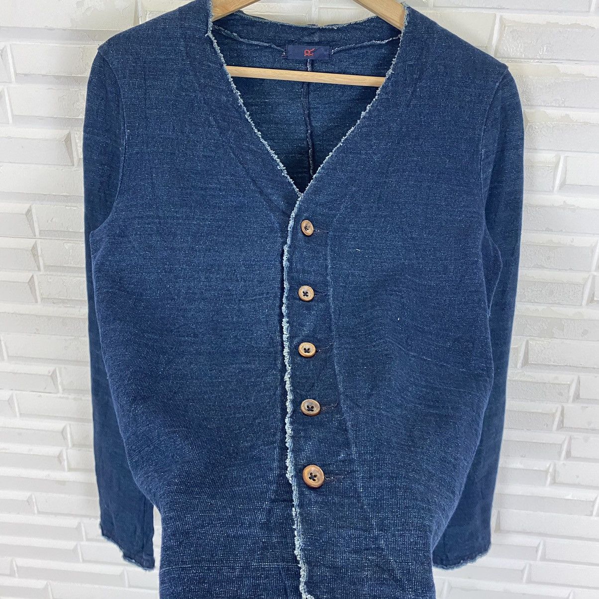 45rpm × Japanese Brand "R" by 45 Rpm cardigan style indigo jacket Size US S / EU 44-46 / 1 - 8 Thumbnail
