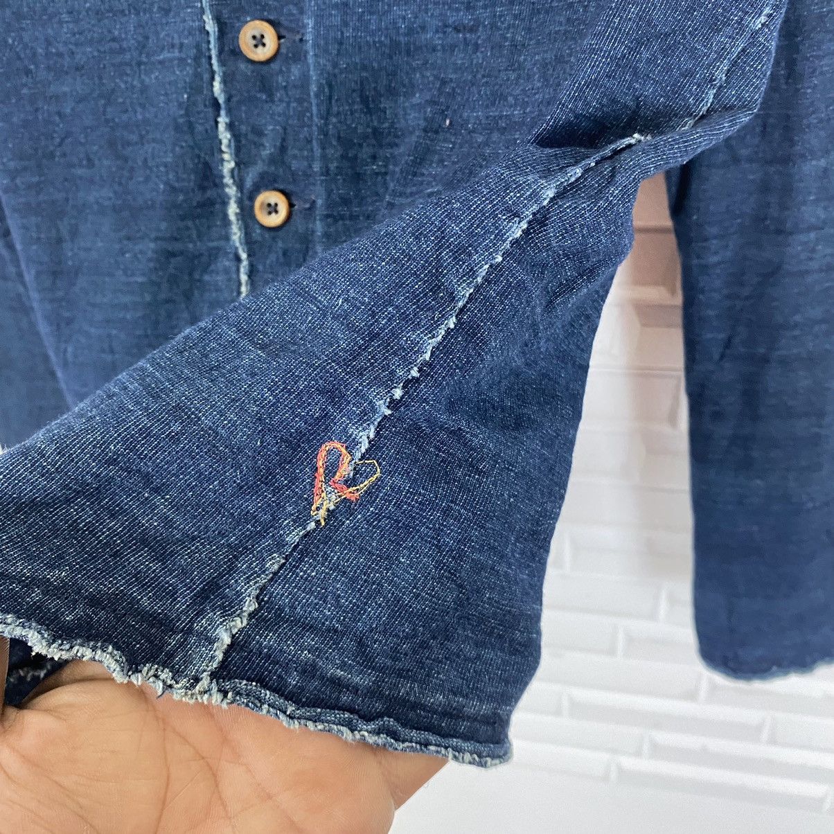 45rpm × Japanese Brand "R" by 45 Rpm cardigan style indigo jacket Size US S / EU 44-46 / 1 - 7 Thumbnail