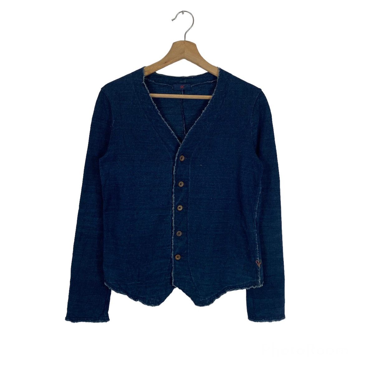 45rpm × Japanese Brand "R" by 45 Rpm cardigan style indigo jacket Size US S / EU 44-46 / 1 - 1 Thumbnail