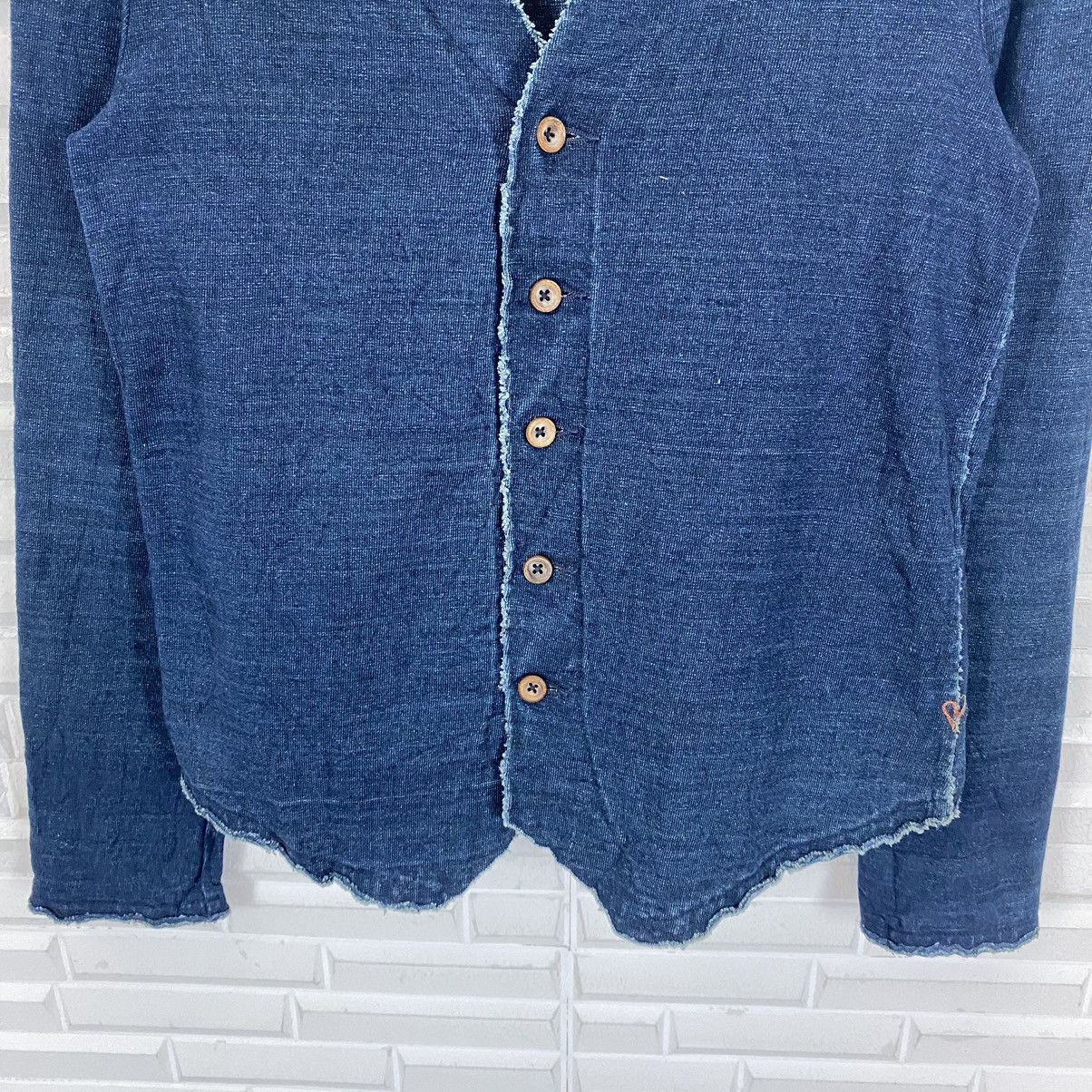45rpm × Japanese Brand "R" by 45 Rpm cardigan style indigo jacket Size US S / EU 44-46 / 1 - 6 Thumbnail