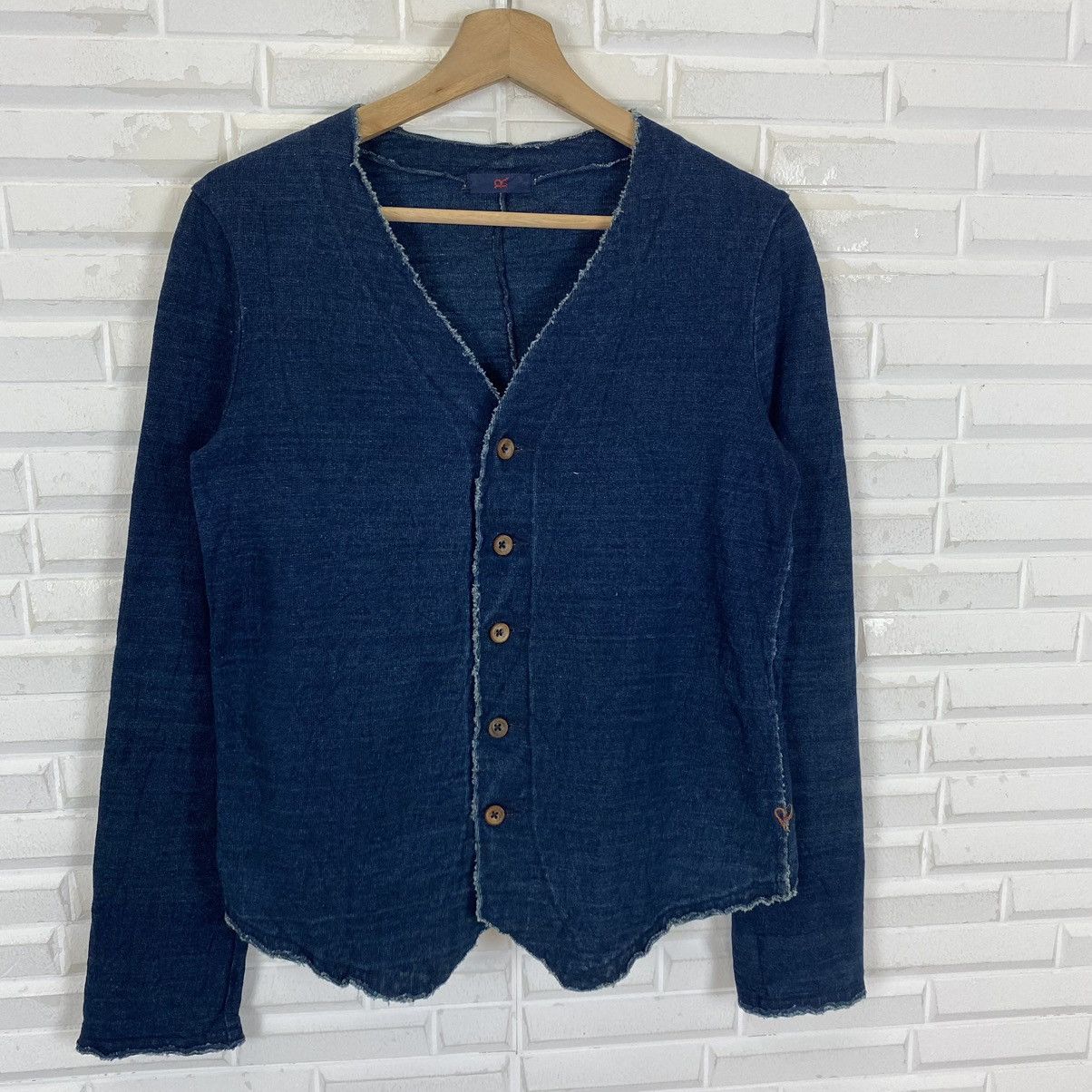 45rpm × Japanese Brand "R" by 45 Rpm cardigan style indigo jacket Size US S / EU 44-46 / 1 - 3 Thumbnail
