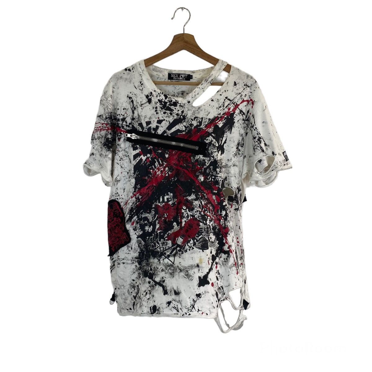 Japanese Brand × Seditionaries ✨Sex Pot Revenge distressed punk tshirt Size US M / EU 48-50 / 2 - 3 Thumbnail