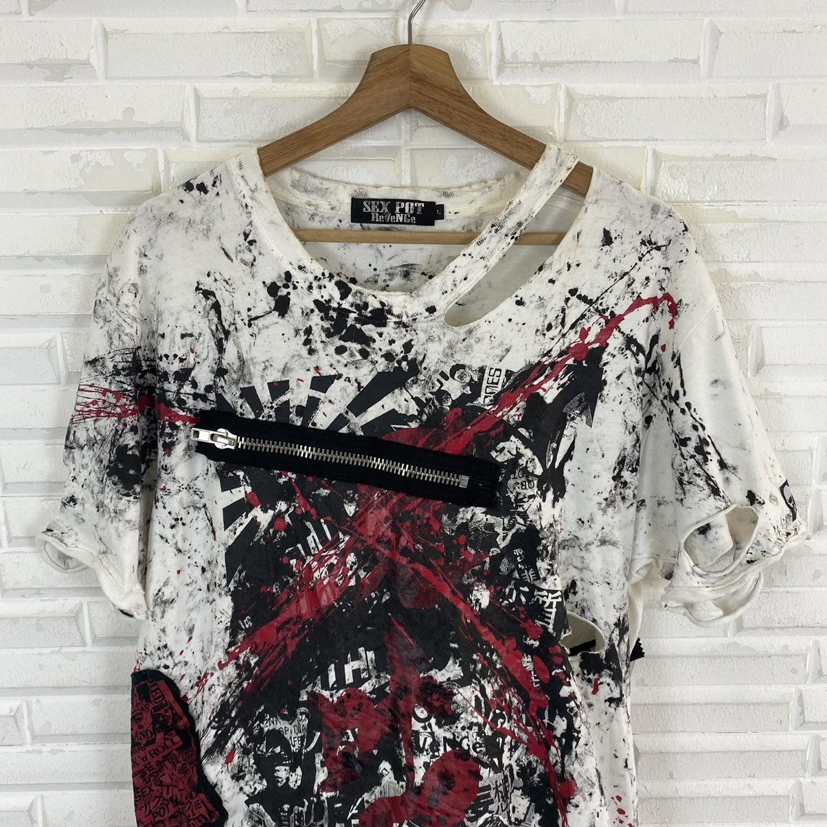 Japanese Brand × Seditionaries ✨Sex Pot Revenge distressed punk tshirt Size US M / EU 48-50 / 2 - 5 Thumbnail