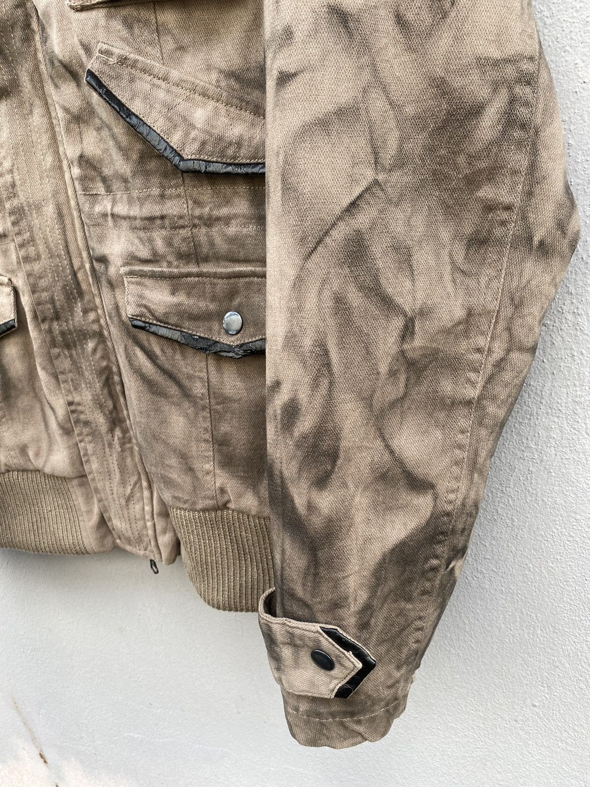 Japanese Brand 💥Japanese Brand Survival Jacket Bleach Distress Design Size US M / EU 48-50 / 2 - 3 Thumbnail