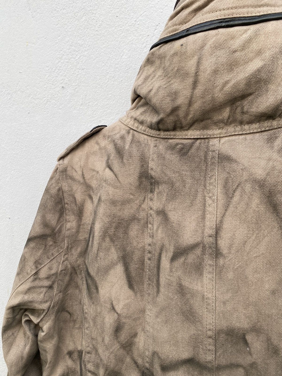 Japanese Brand 💥Japanese Brand Survival Jacket Bleach Distress Design Size US M / EU 48-50 / 2 - 10 Thumbnail