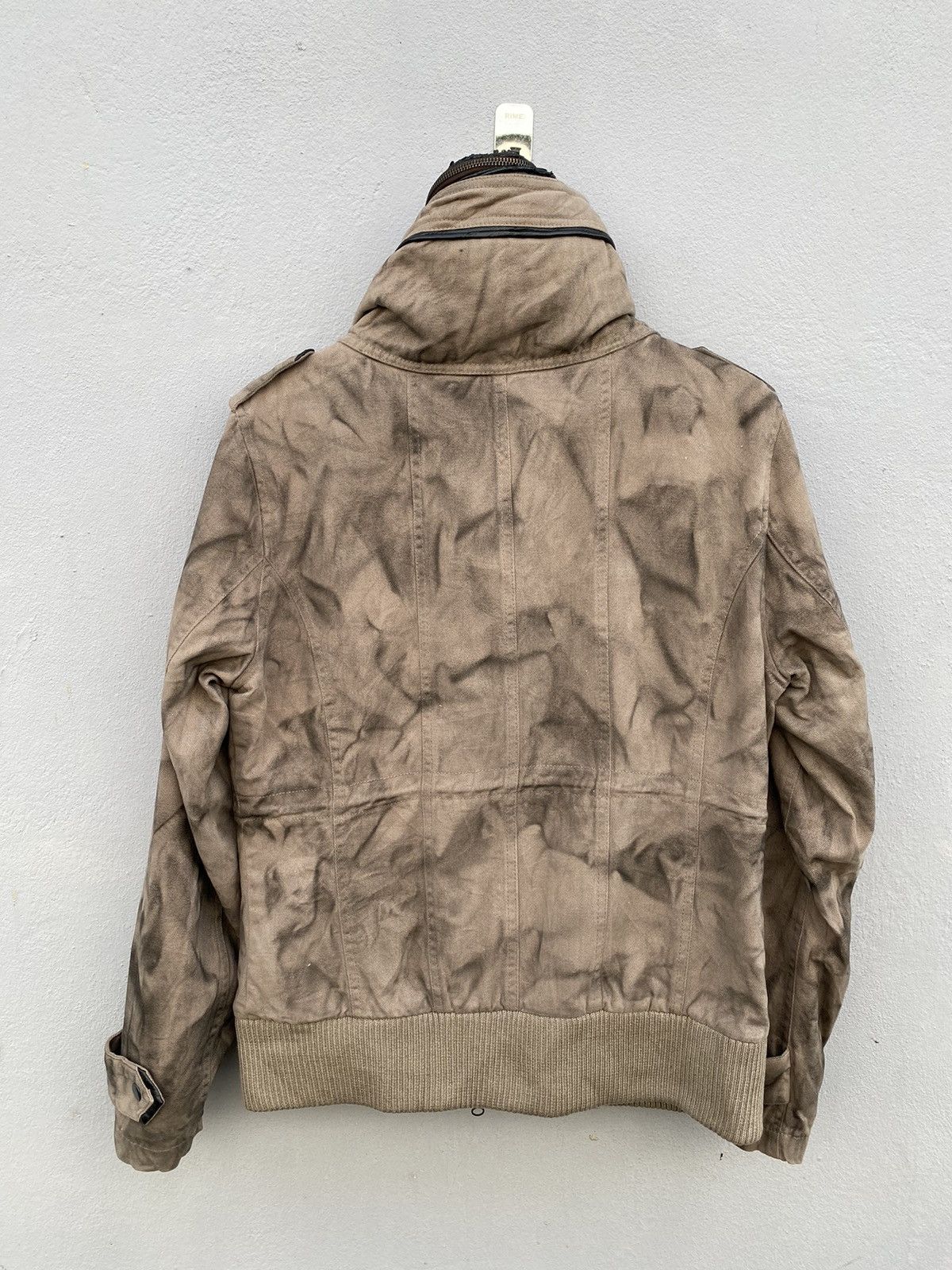 Japanese Brand 💥Japanese Brand Survival Jacket Bleach Distress Design Size US M / EU 48-50 / 2 - 9 Thumbnail