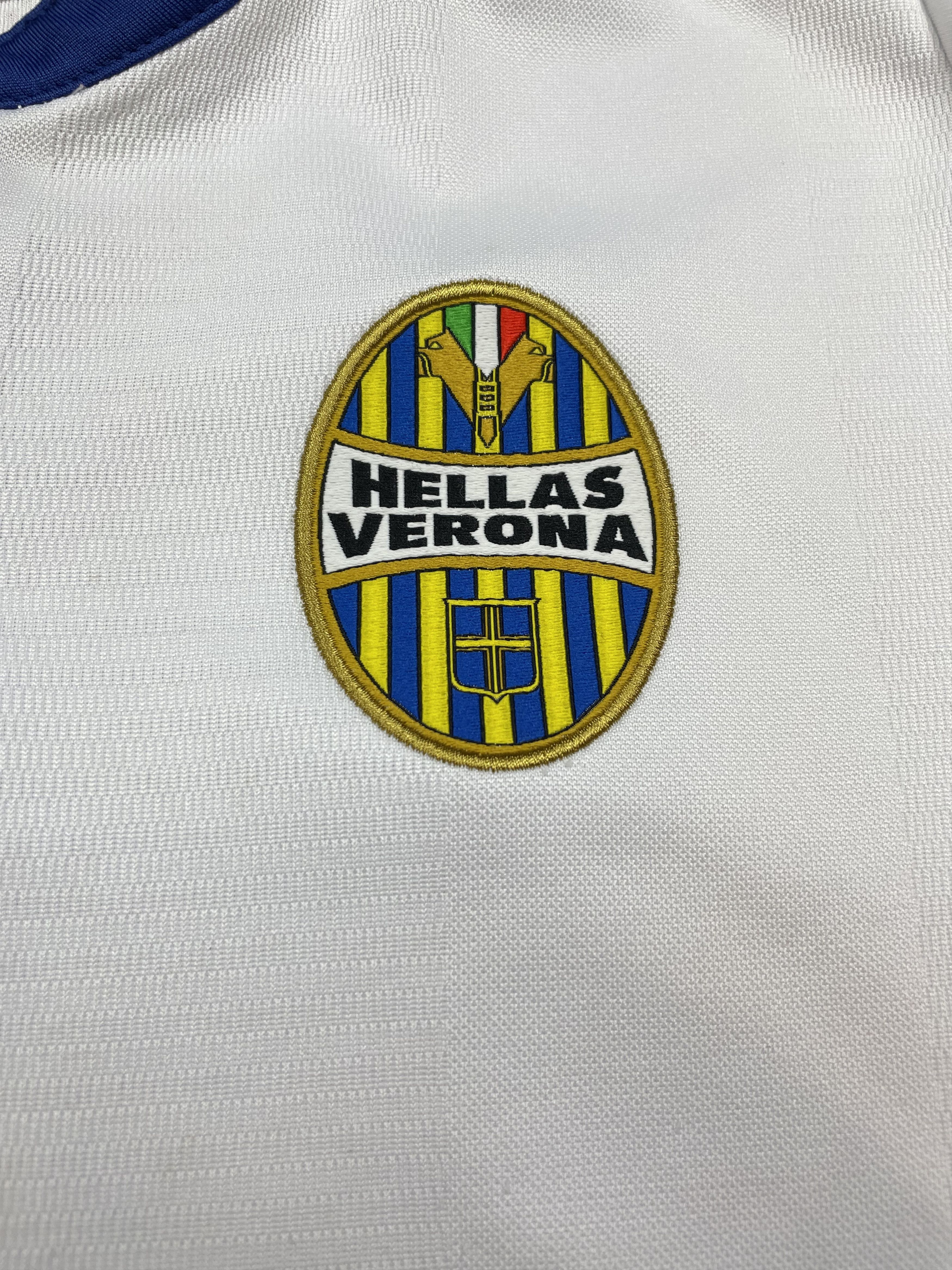 Macron Hellas Verona Football shirt Soccer Y2K Sport Hype Tee Size US S / EU 44-46 / 1 - 4 Thumbnail