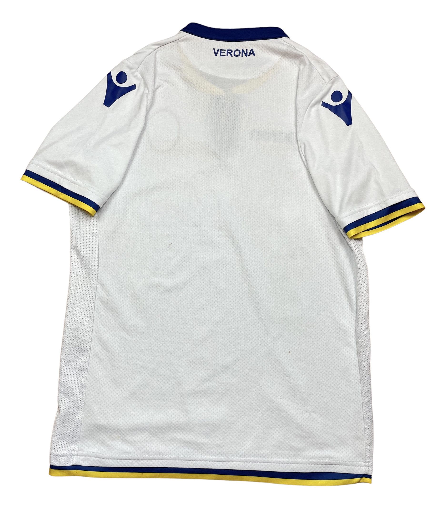 Macron Hellas Verona Football shirt Soccer Y2K Sport Hype Tee Size US S / EU 44-46 / 1 - 2 Thumbnail