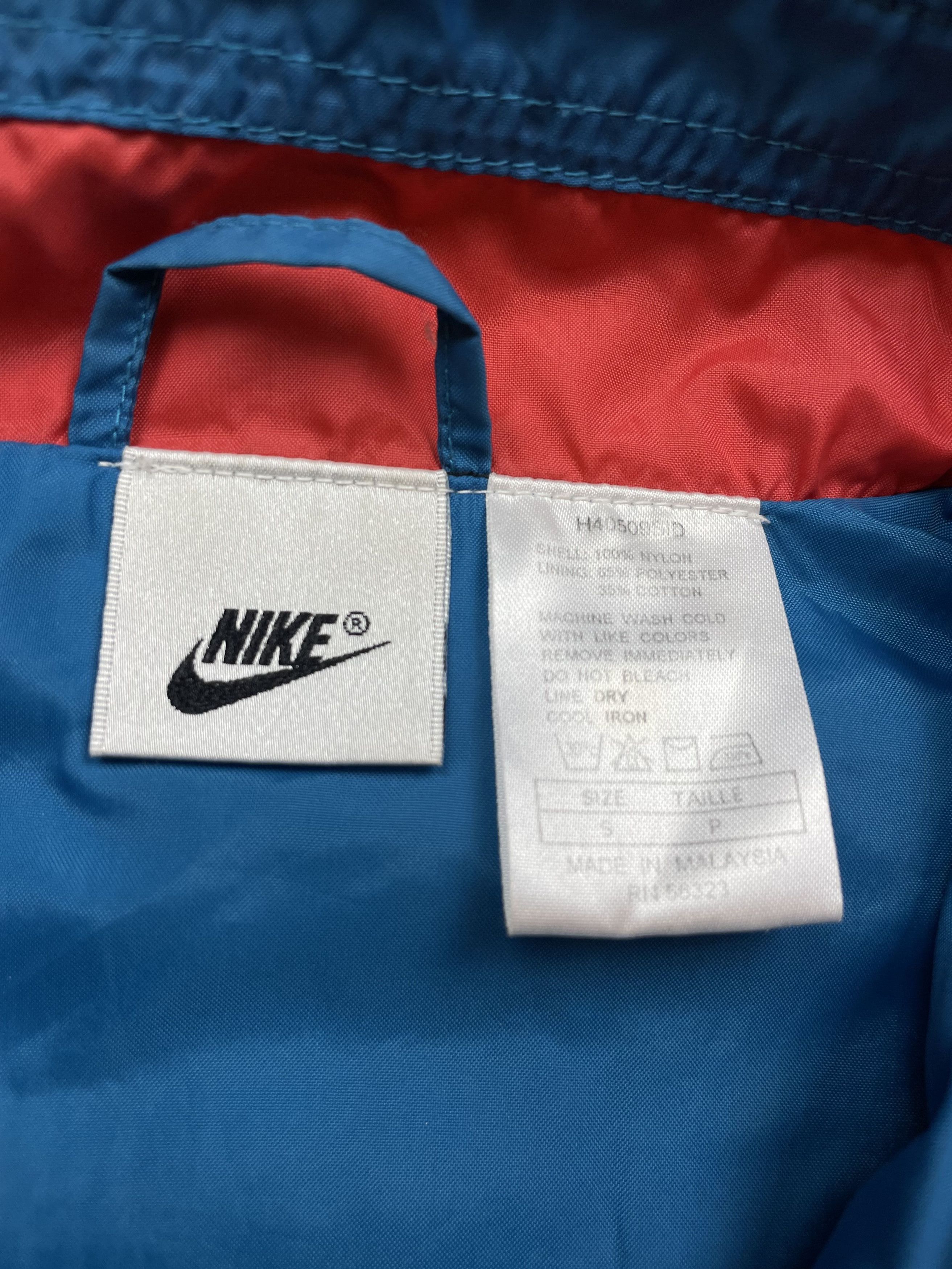 Nike × Vintage Vintage 90's Nike Jacket Swoosh Sweatshirt Rare Y2K Hype Size US S / EU 44-46 / 1 - 7 Thumbnail