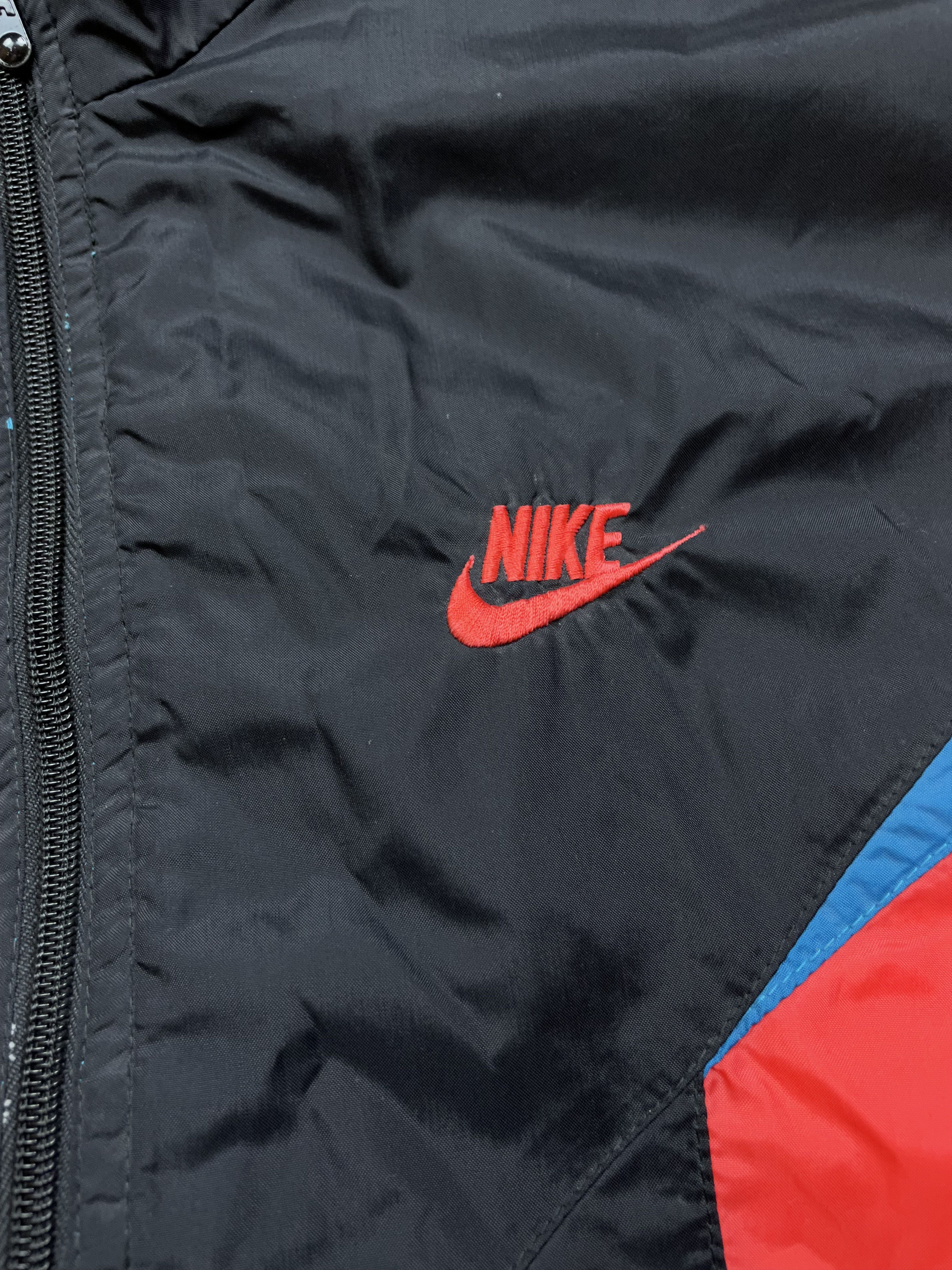 Nike × Vintage Vintage 90's Nike Jacket Swoosh Sweatshirt Rare Y2K Hype Size US S / EU 44-46 / 1 - 4 Thumbnail