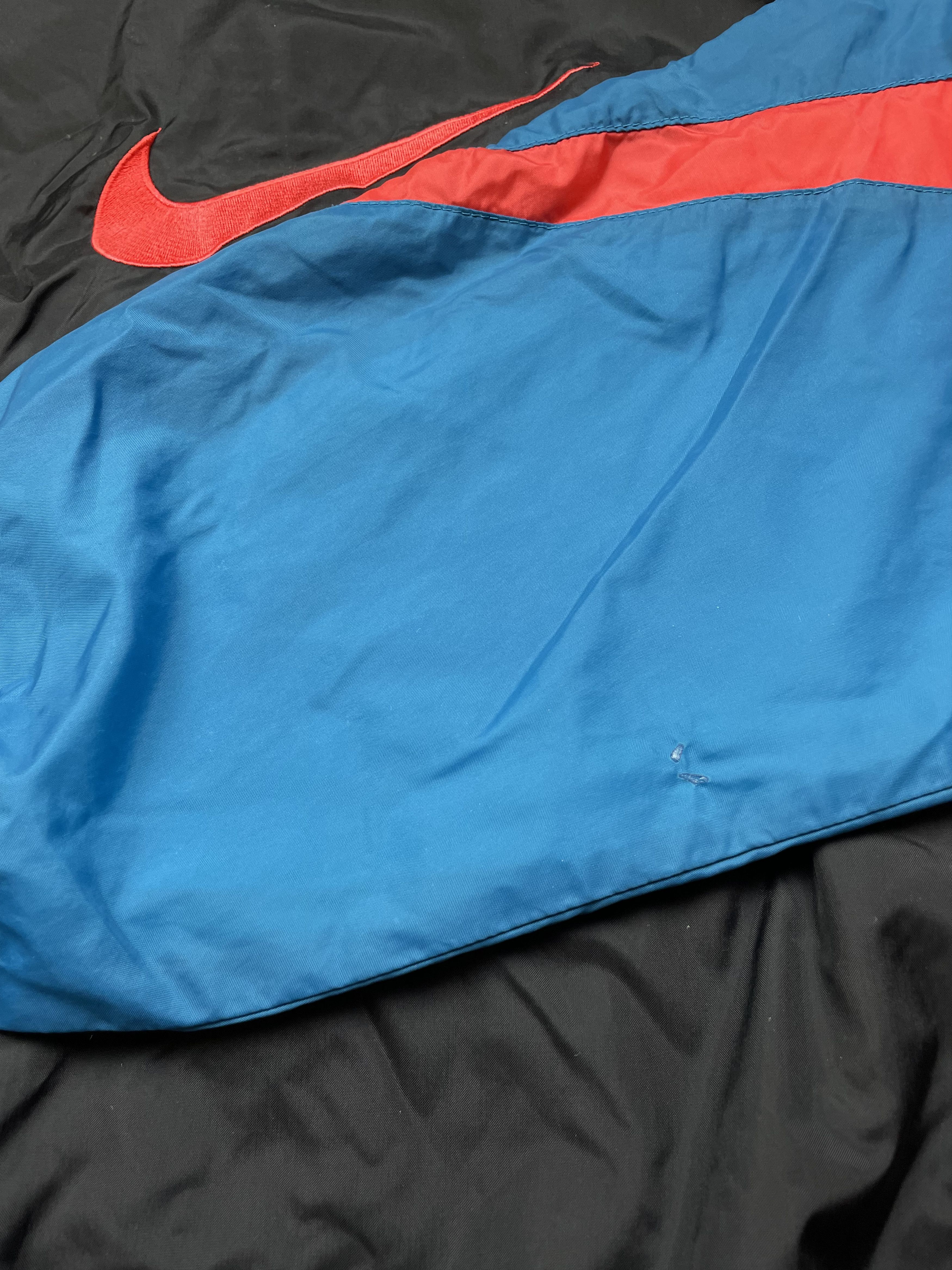 Nike × Vintage Vintage 90's Nike Jacket Swoosh Sweatshirt Rare Y2K Hype Size US S / EU 44-46 / 1 - 14 Thumbnail