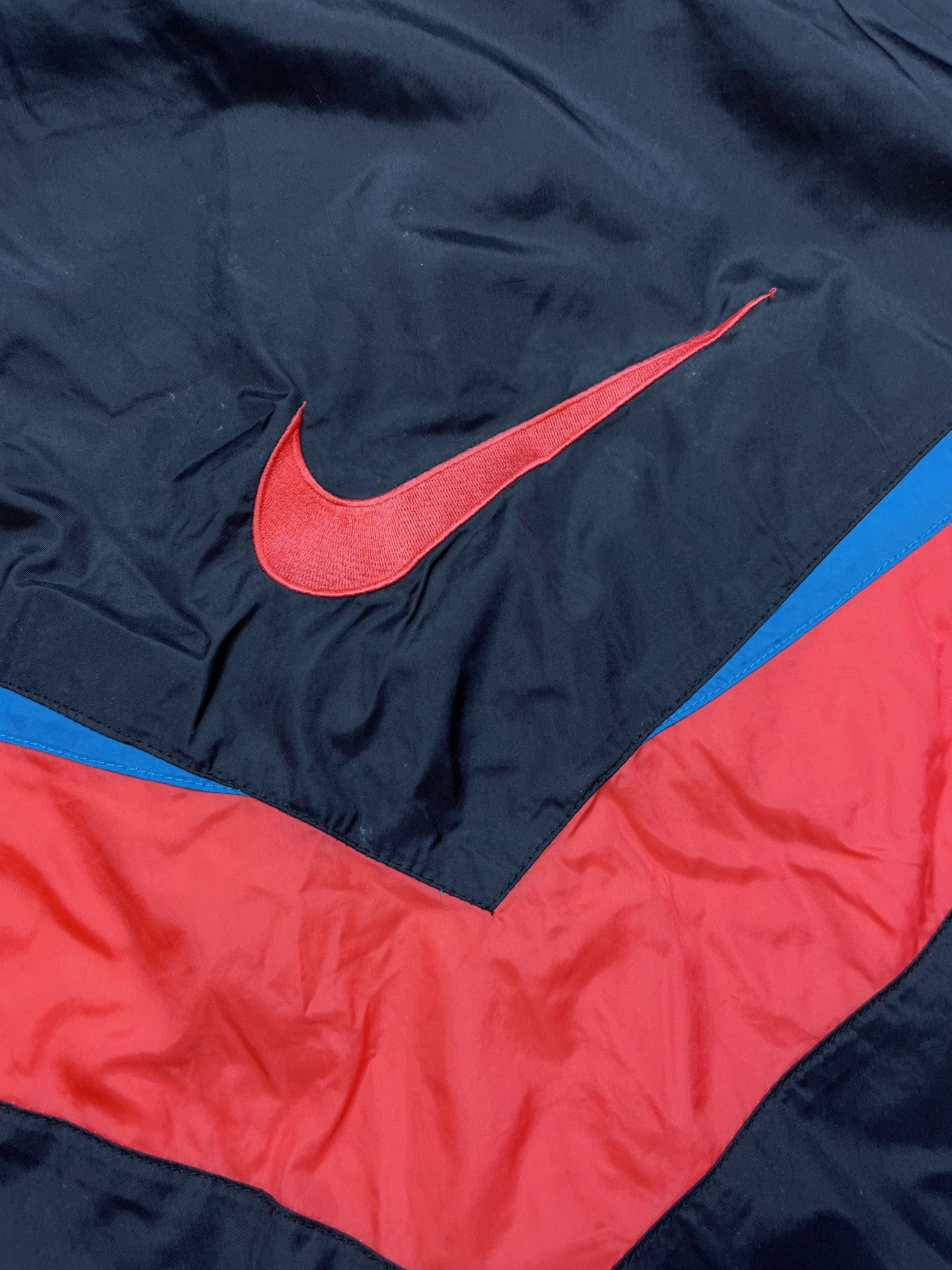 Nike × Vintage Vintage 90's Nike Jacket Swoosh Sweatshirt Rare Y2K Hype Size US S / EU 44-46 / 1 - 15 Thumbnail