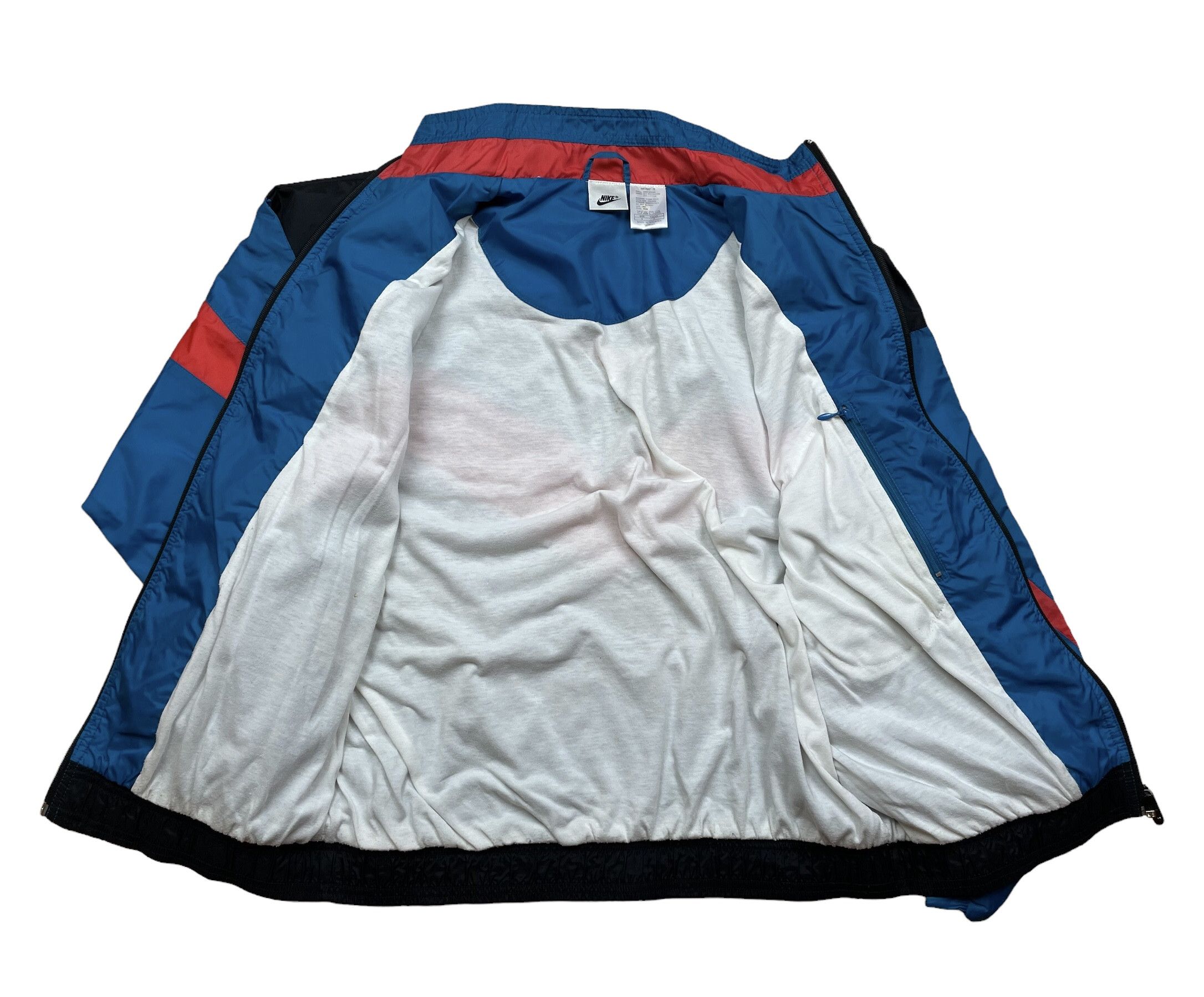 Nike × Vintage Vintage 90's Nike Jacket Swoosh Sweatshirt Rare Y2K Hype Size US S / EU 44-46 / 1 - 3 Thumbnail