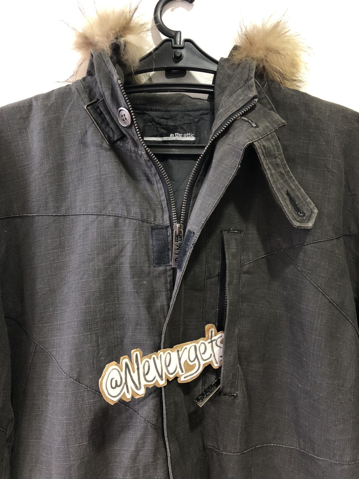 In The Attic LAST DROP In The Attic LGB Inspired Fur Racoon Jacket Hoodie Size US L / EU 52-54 / 3 - 7 Thumbnail