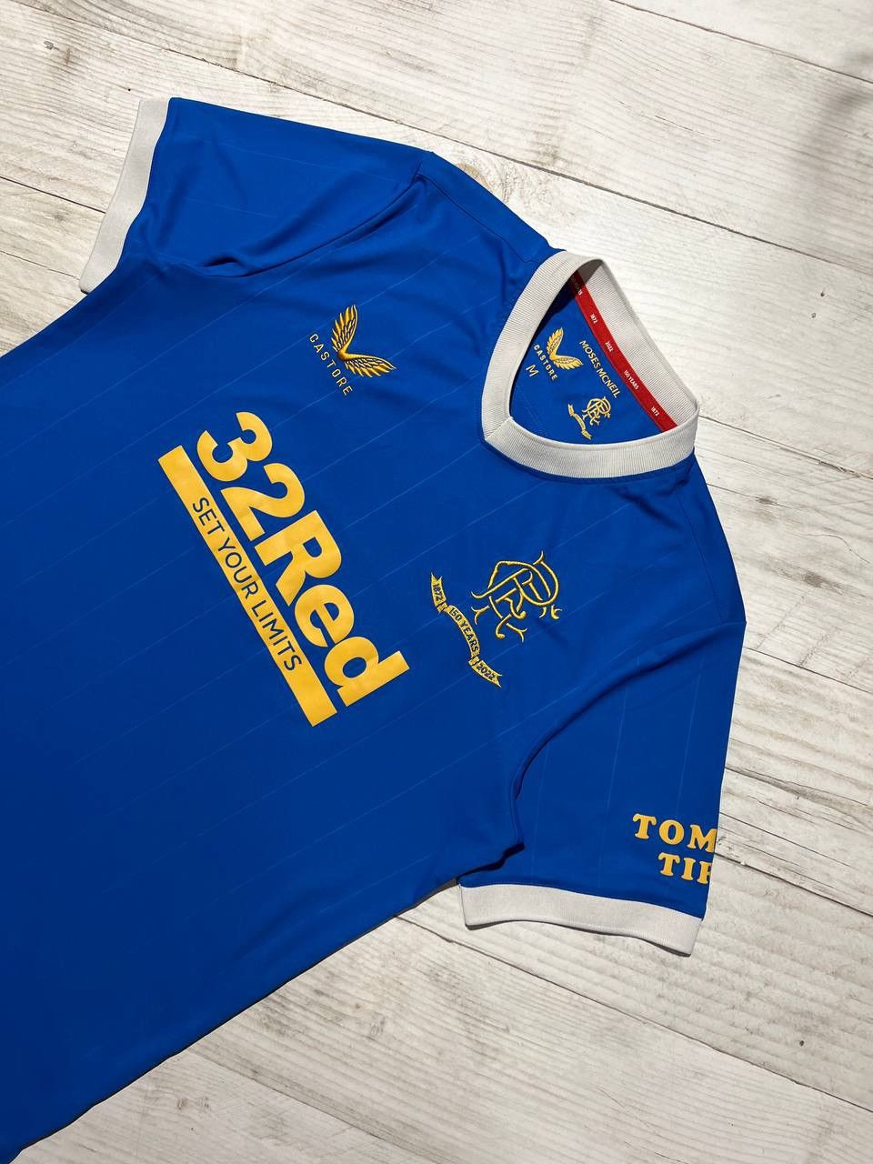 Castore Castore Rangers Glasgow 2021 2022 Home Football Shirt Jersey Size US M / EU 48-50 / 2 - 2 Thumbnail