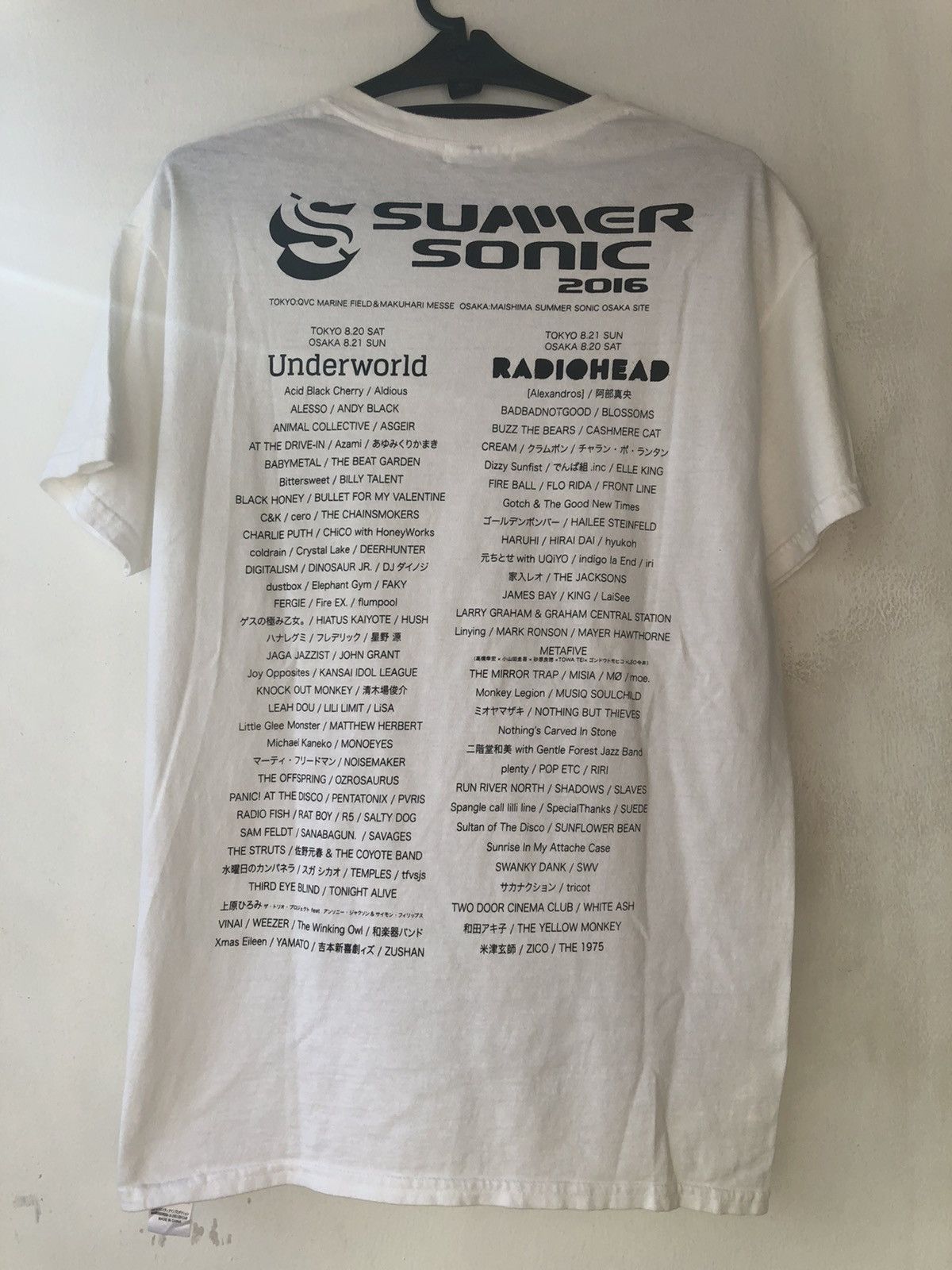 Band Tees × Japanese Brand × Vintage SEND OFFER🤝 Summer Sonic 2016 Tokyo Osaka RADIOHEAD Size US M / EU 48-50 / 2 - 9 Thumbnail
