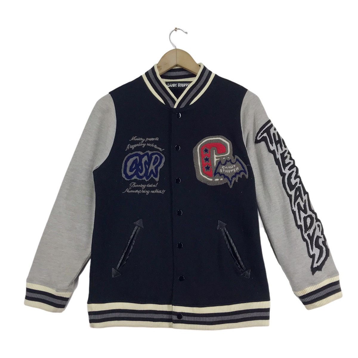 Japanese Brand × Seditionaries Vintage Candy Stripper Varsity Team Boy Riders Size US M / EU 48-50 / 2 - 2 Thumbnail