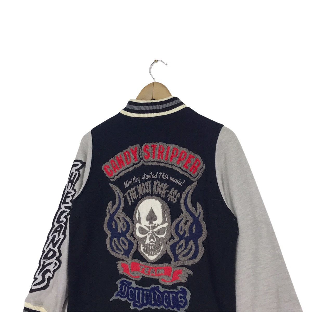 Japanese Brand × Seditionaries Vintage Candy Stripper Varsity Team Boy Riders Size US M / EU 48-50 / 2 - 3 Thumbnail
