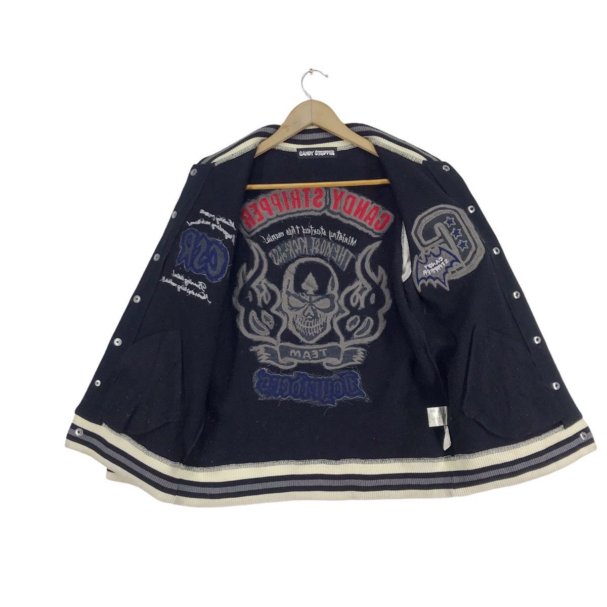 Japanese Brand × Seditionaries Vintage Candy Stripper Varsity Team Boy Riders Size US M / EU 48-50 / 2 - 9 Thumbnail