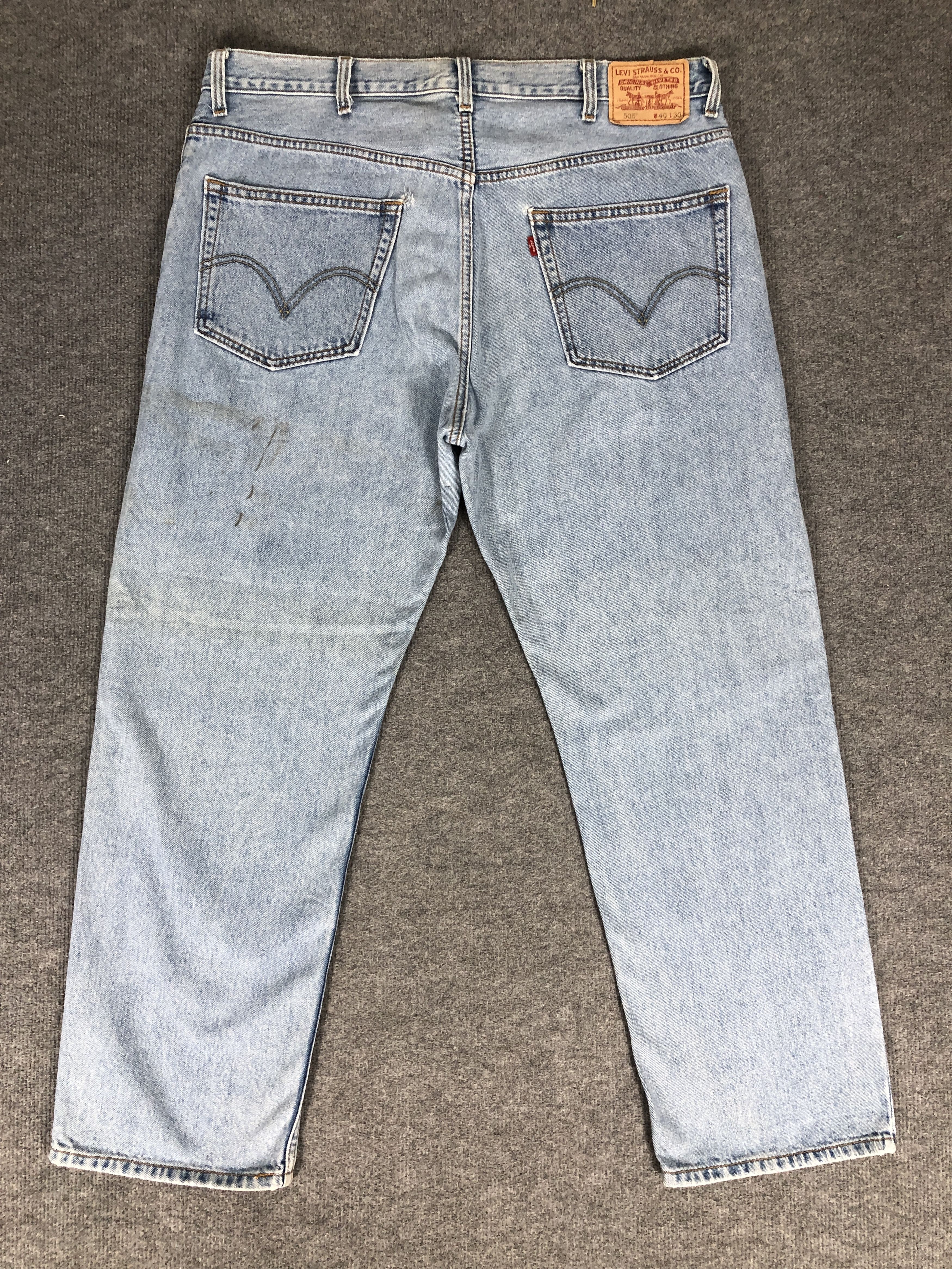 Levi's Vintage Y2K Levi's 505 Faded Blue Jean Size US 40 / EU 56 - 2 Thumbnail