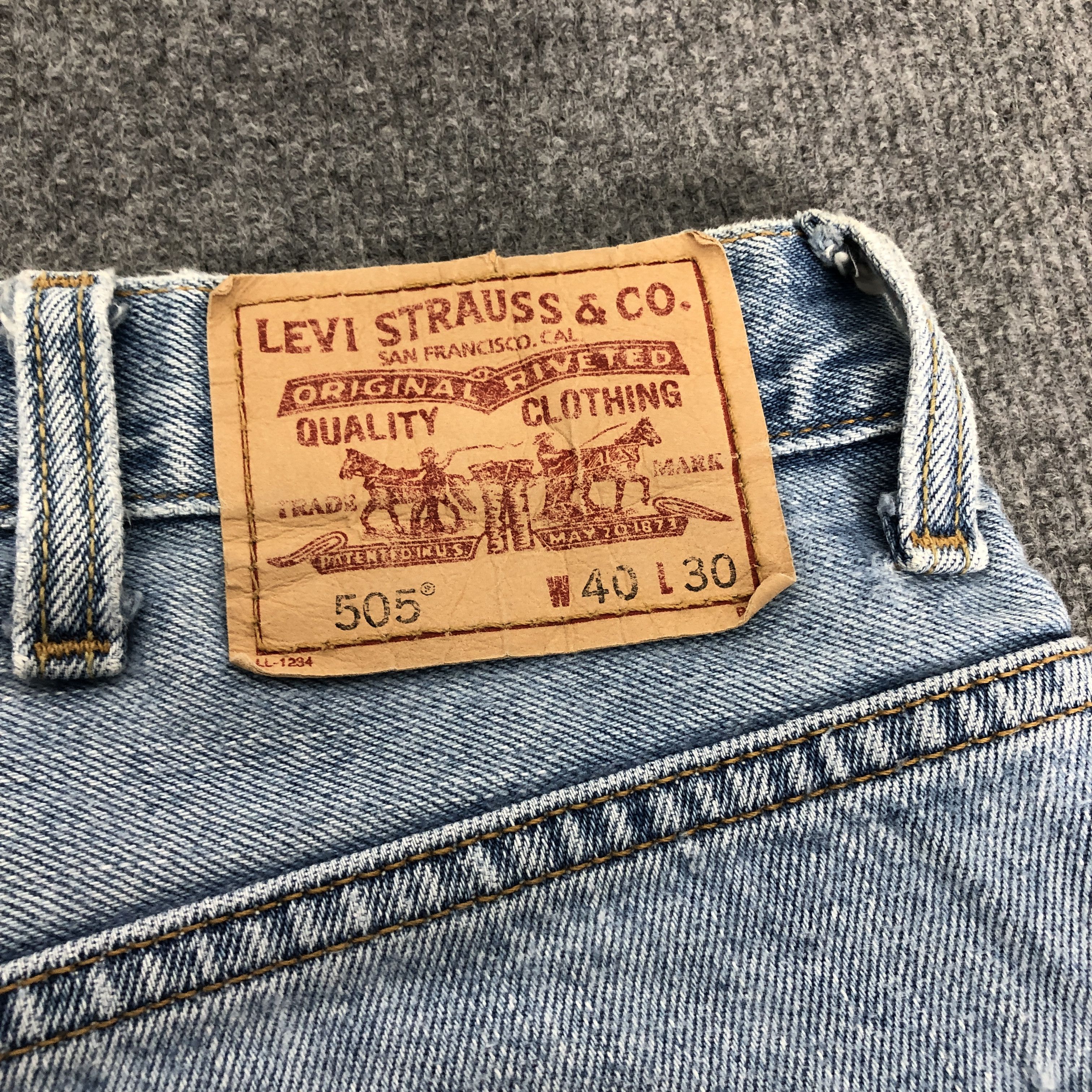 Levi's Vintage Y2K Levi's 505 Faded Blue Jean Size US 40 / EU 56 - 5 Thumbnail