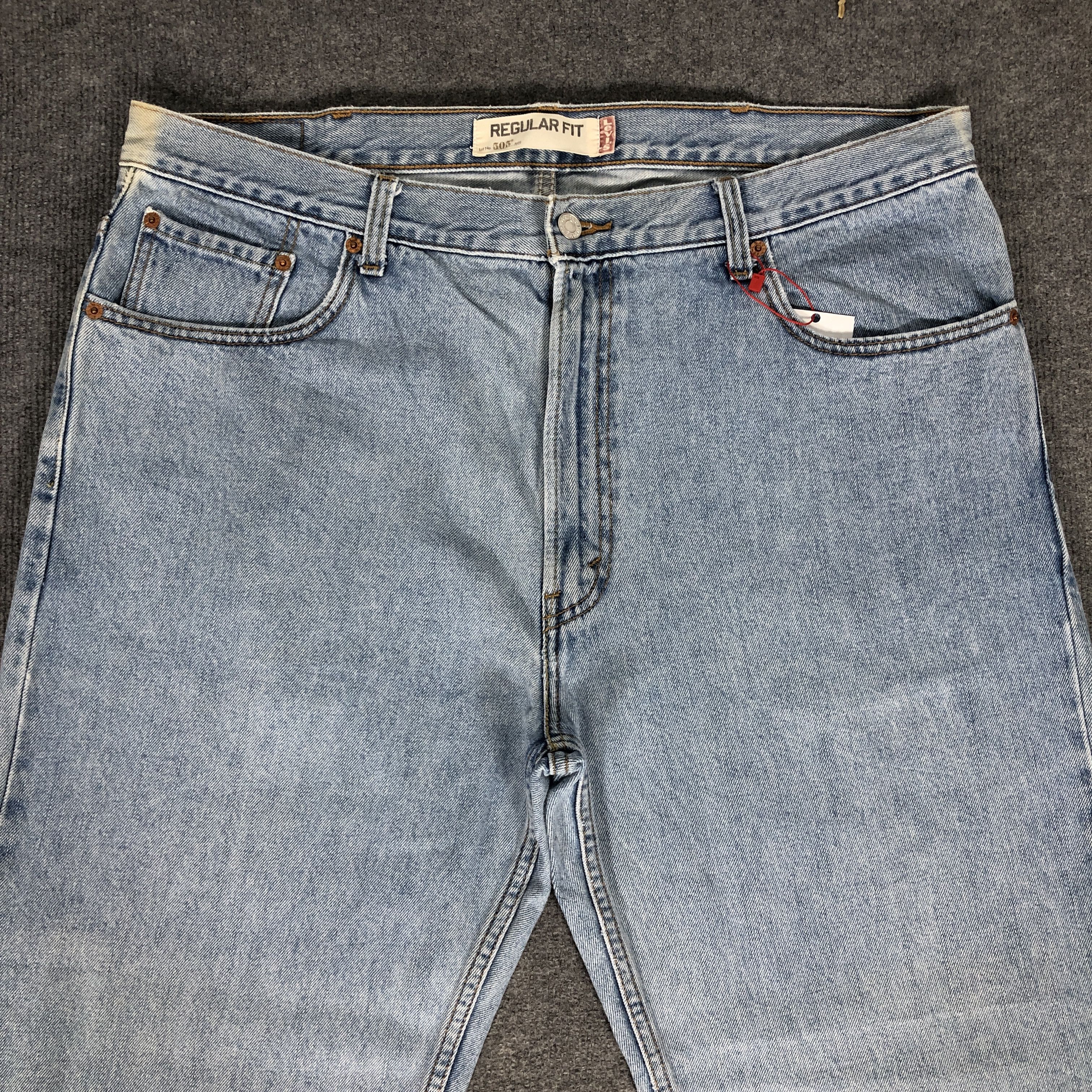 Levi's Vintage Y2K Levi's 505 Faded Blue Jean Size US 40 / EU 56 - 3 Thumbnail
