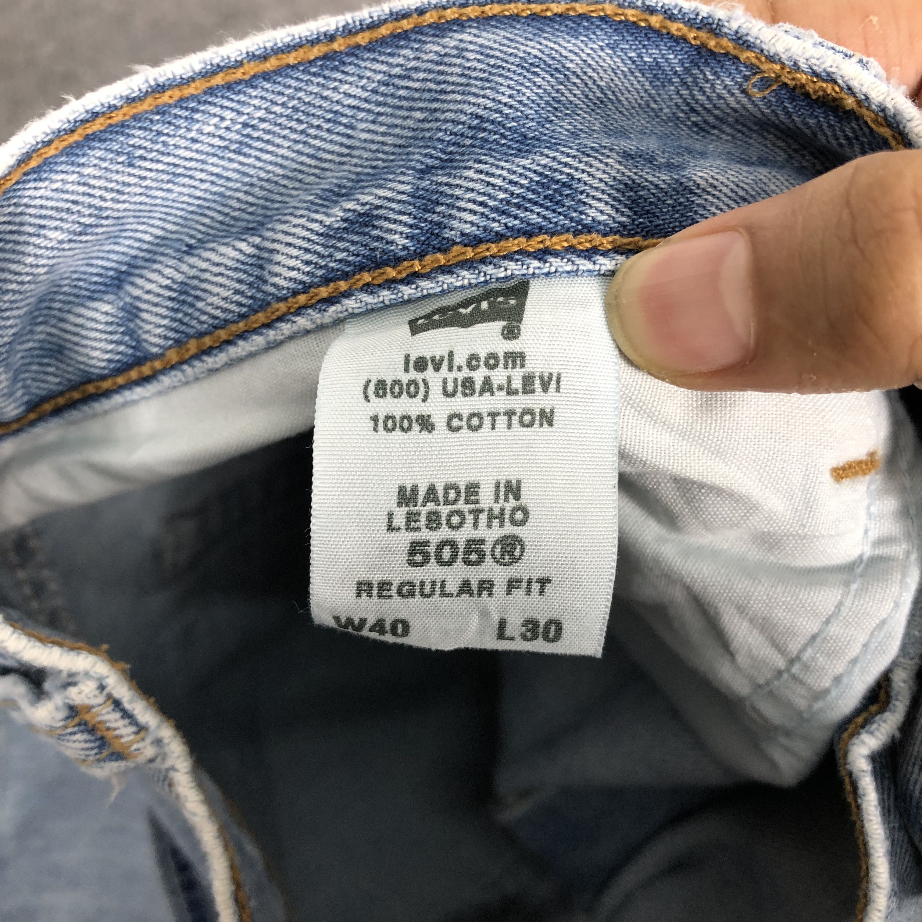 Levi's Vintage Y2K Levi's 505 Faded Blue Jean Size US 40 / EU 56 - 17 Thumbnail