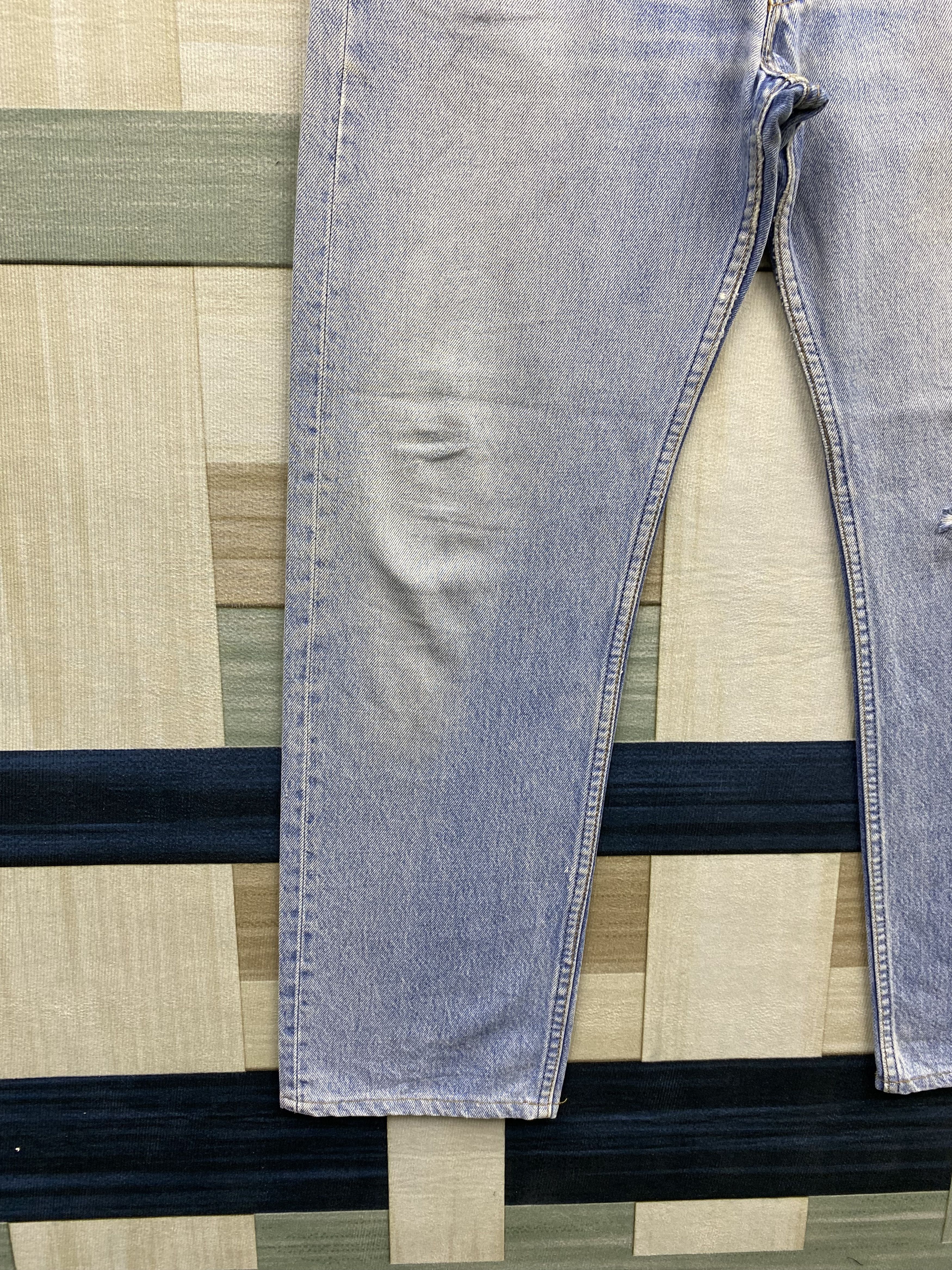 Levi's Vintage Levi's 501 Distress Faded Blue Jean Pant Size US 32 / EU 48 - 6 Thumbnail
