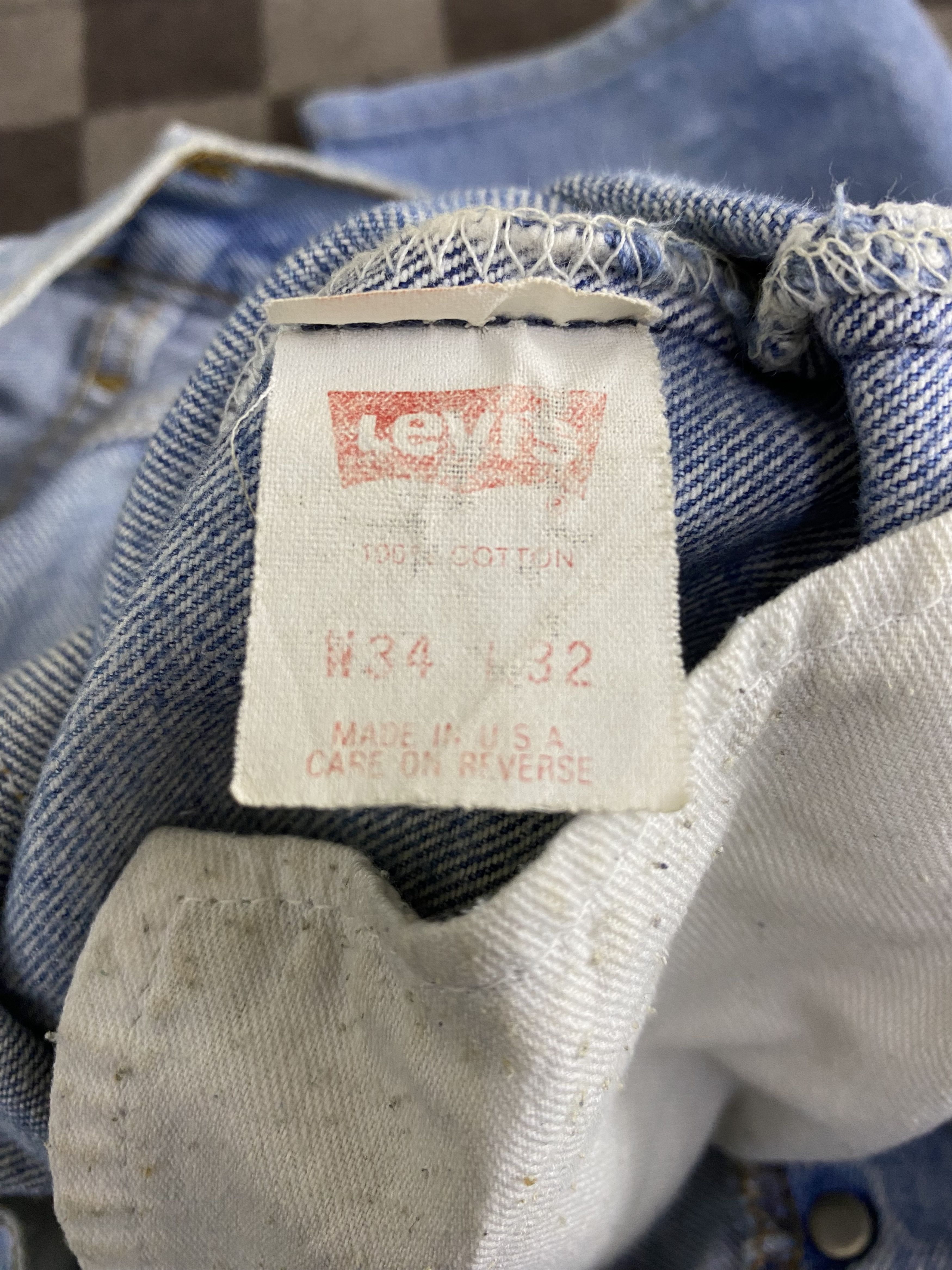 Levi's Vintage Levi's 501 Distress Faded Blue Jean Pant Size US 32 / EU 48 - 15 Thumbnail