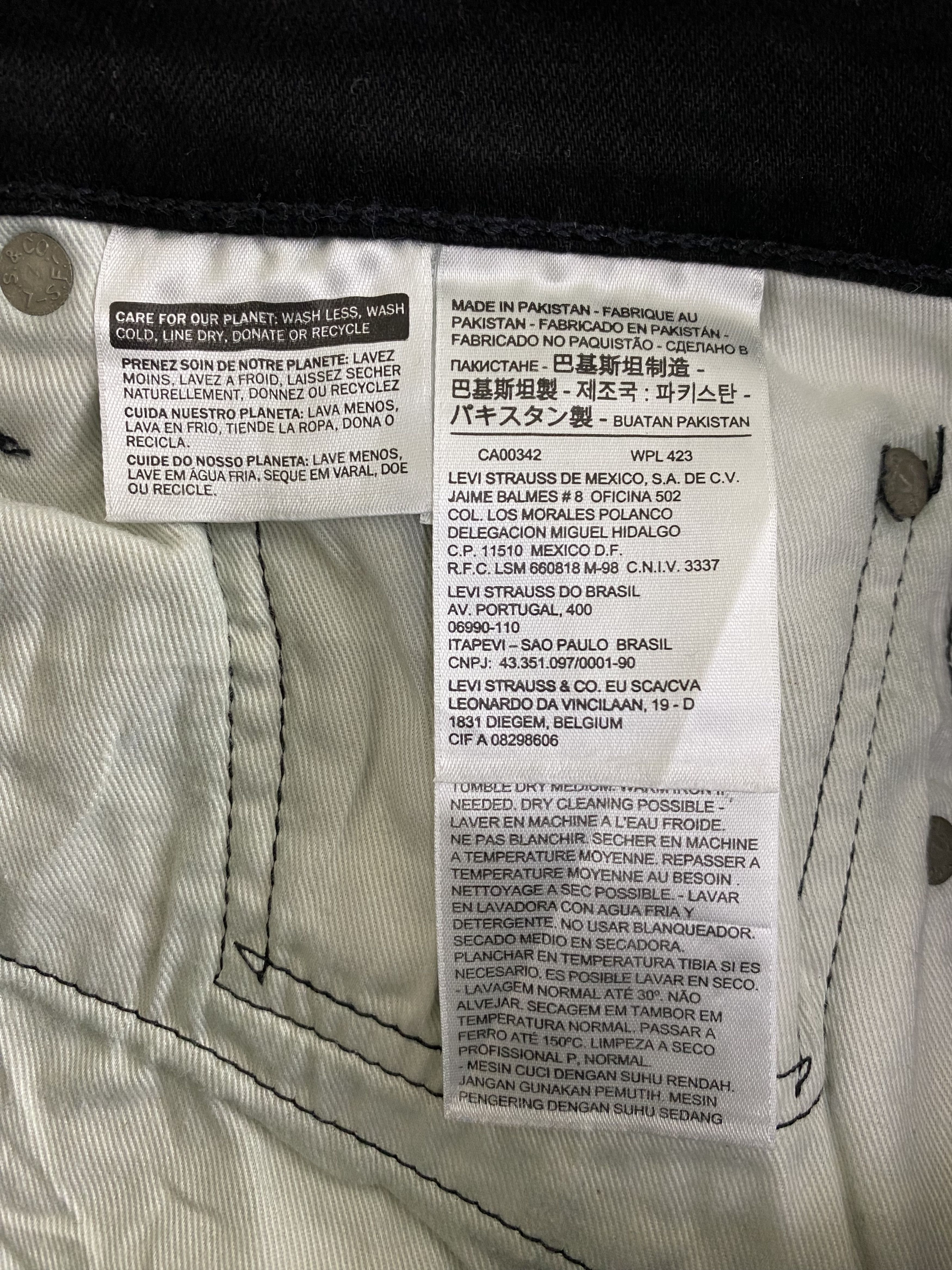 Levi's Levi's 510 Super Black Jean Size US 36 / EU 52 - 14 Thumbnail